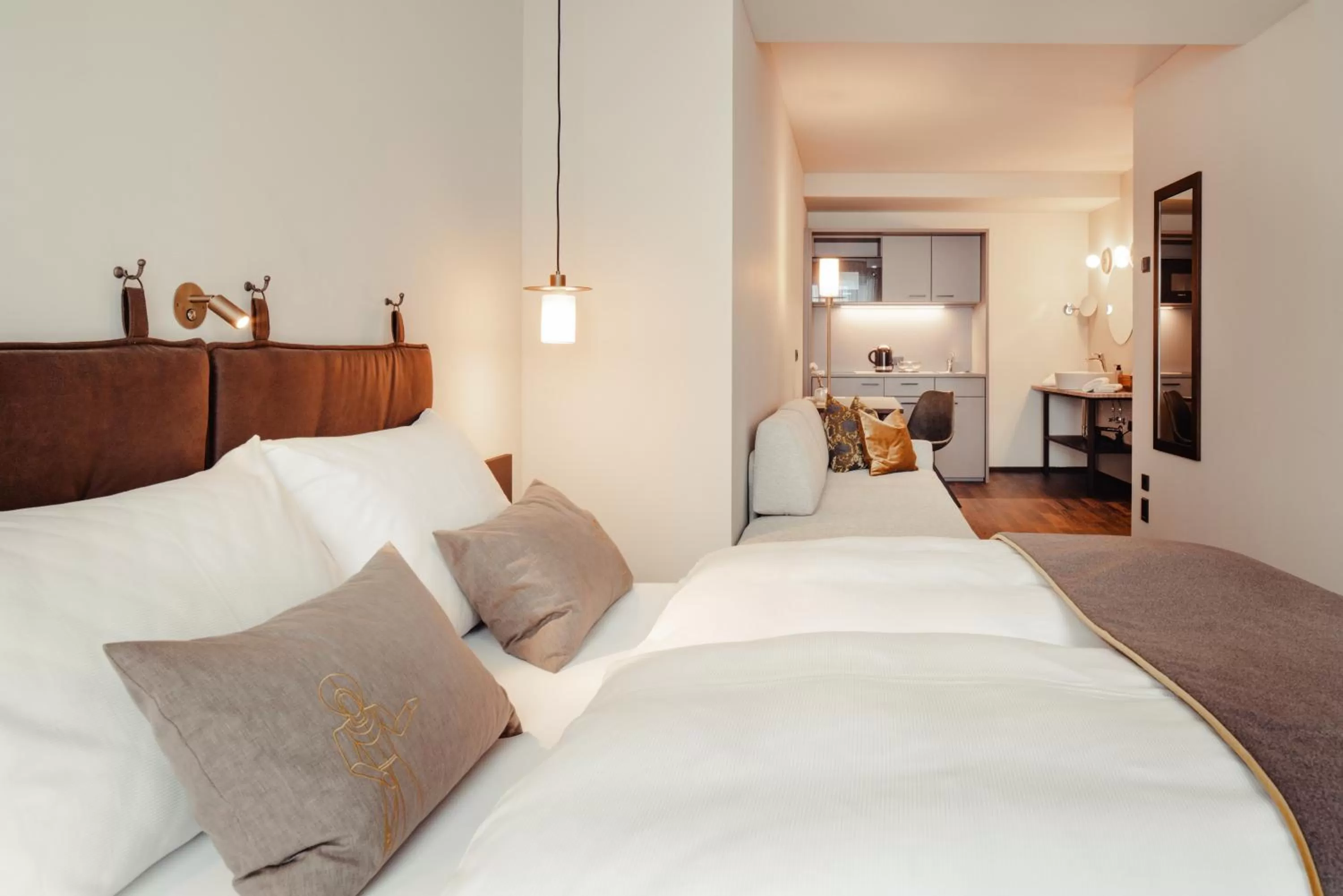 Bed in Boutique Hotel das TSCHOFEN