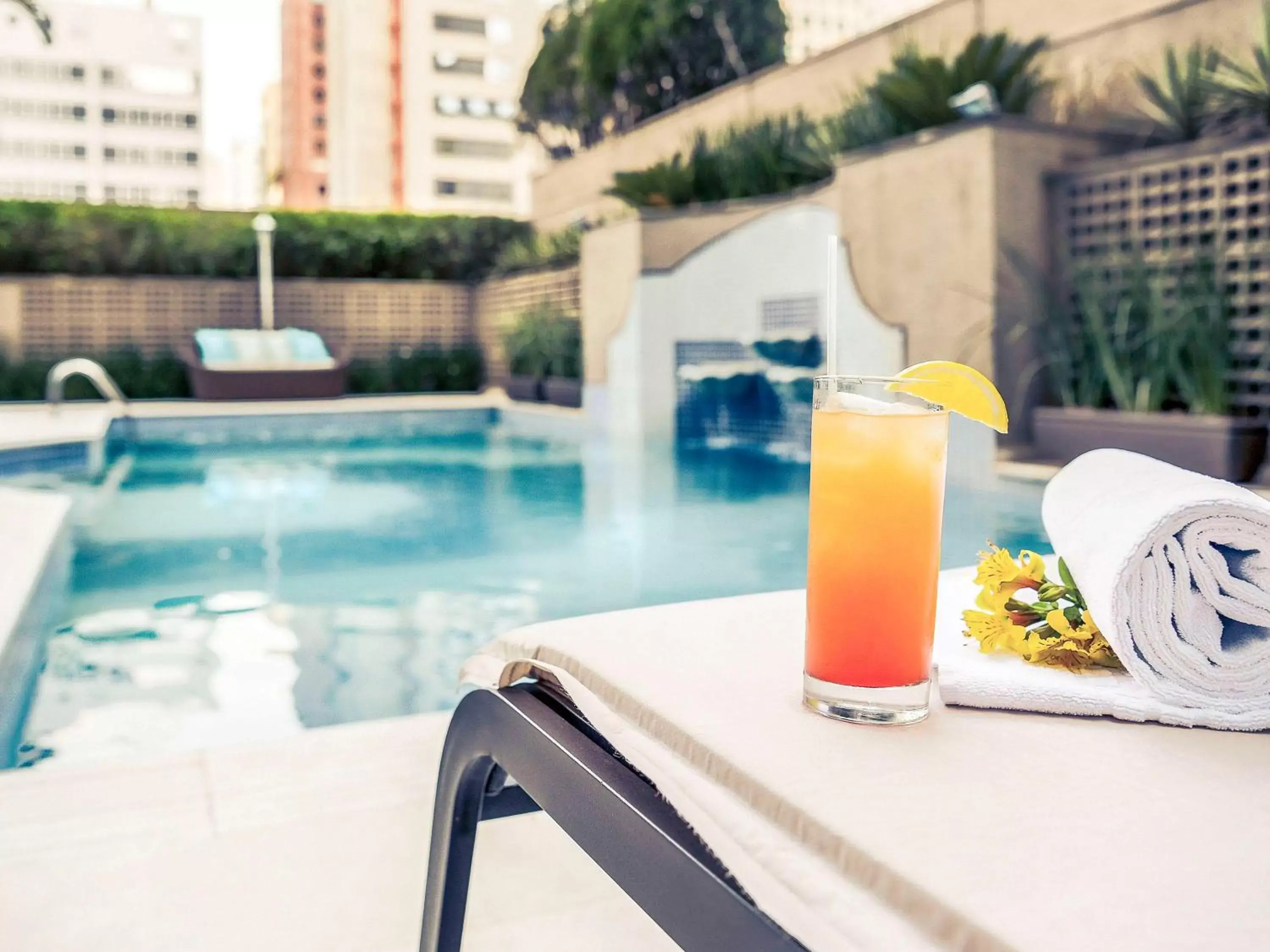 Pool view, Swimming Pool in Mercure Sao Paulo JK