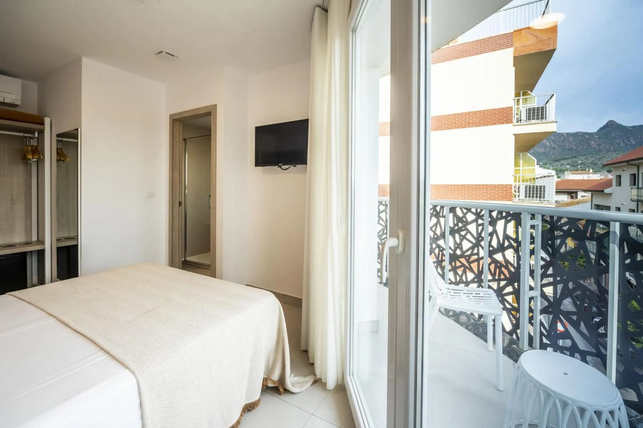 Bed in Hotel Sunna Benicassim