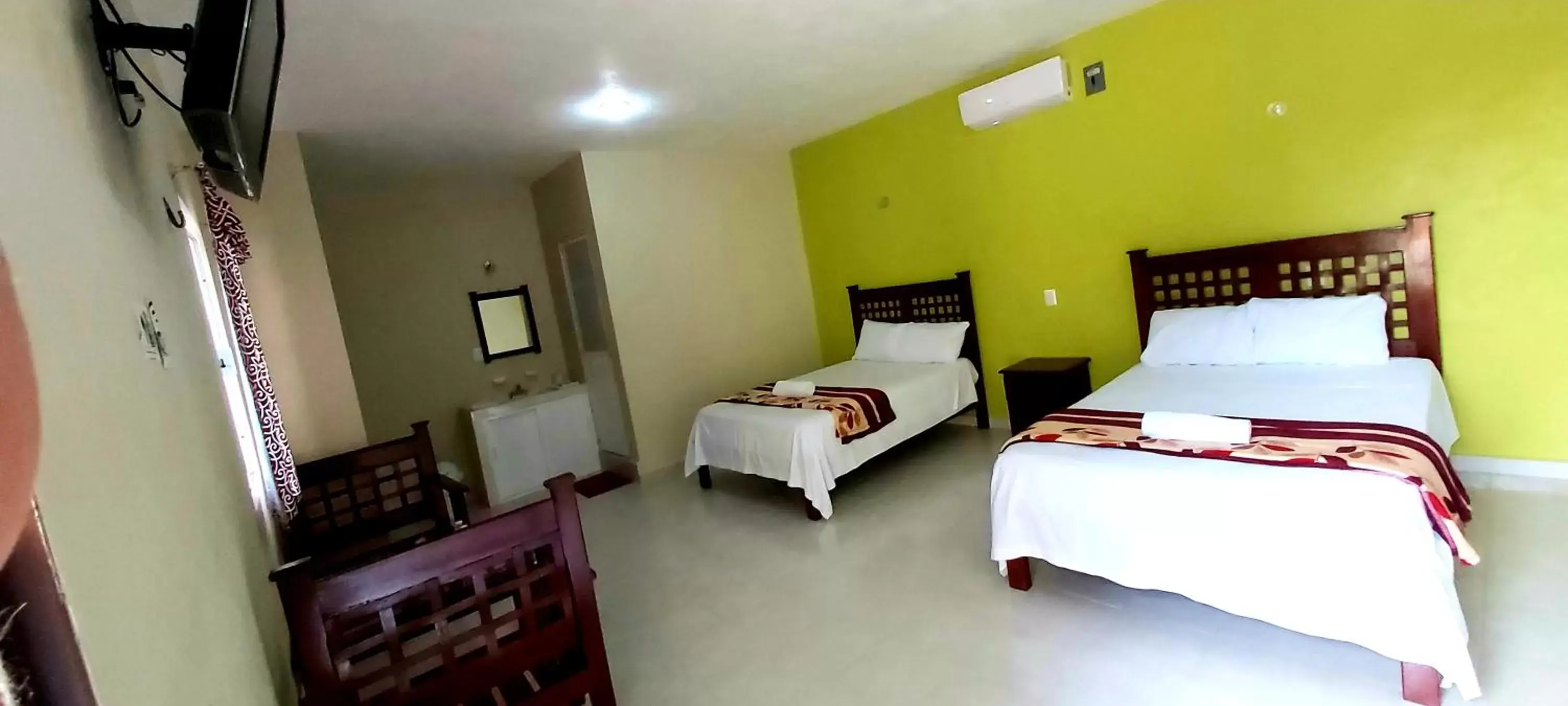 Bed in HOTEL VILLA CALAKMUL