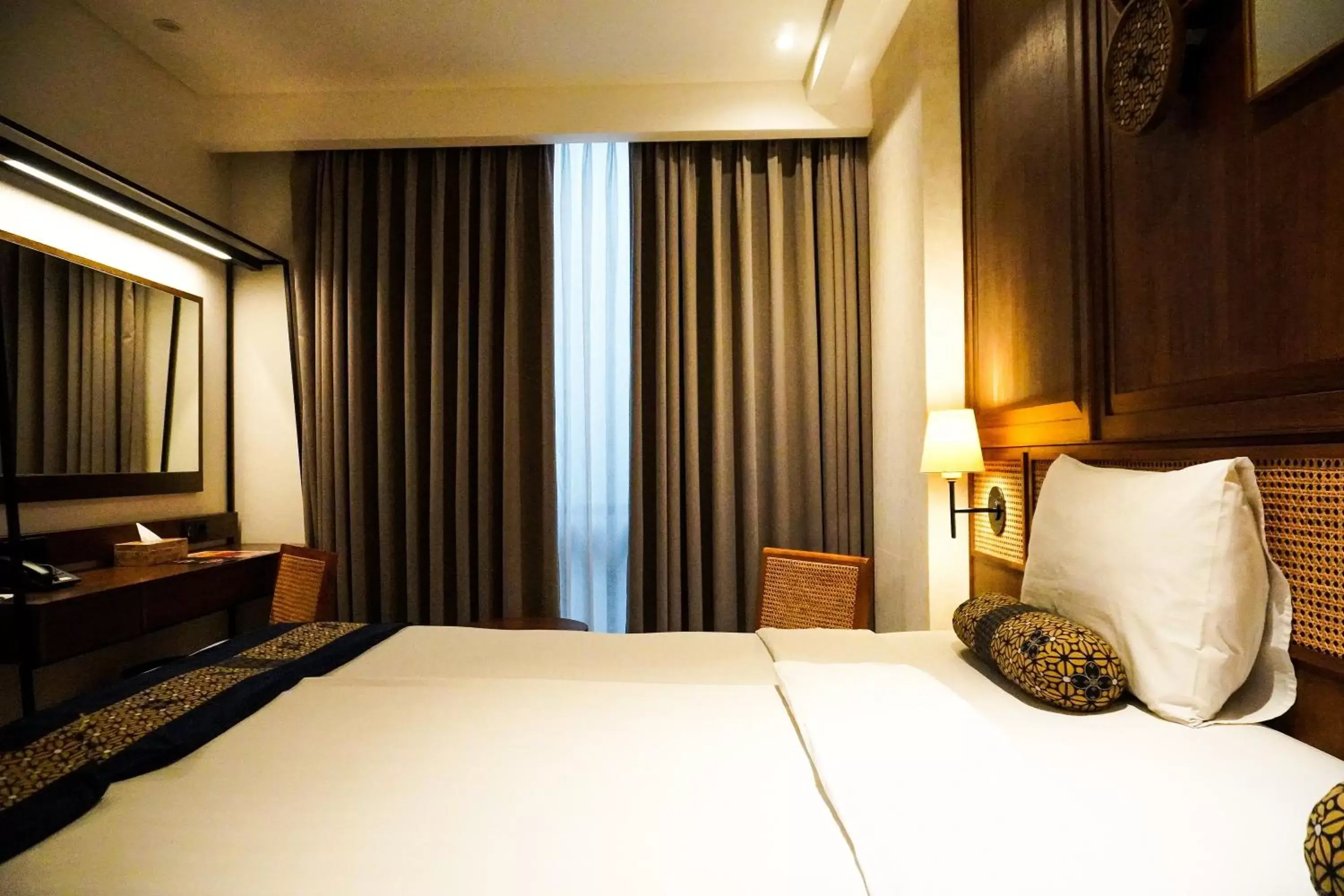 Bed in de JAVA Hotel Bandung
