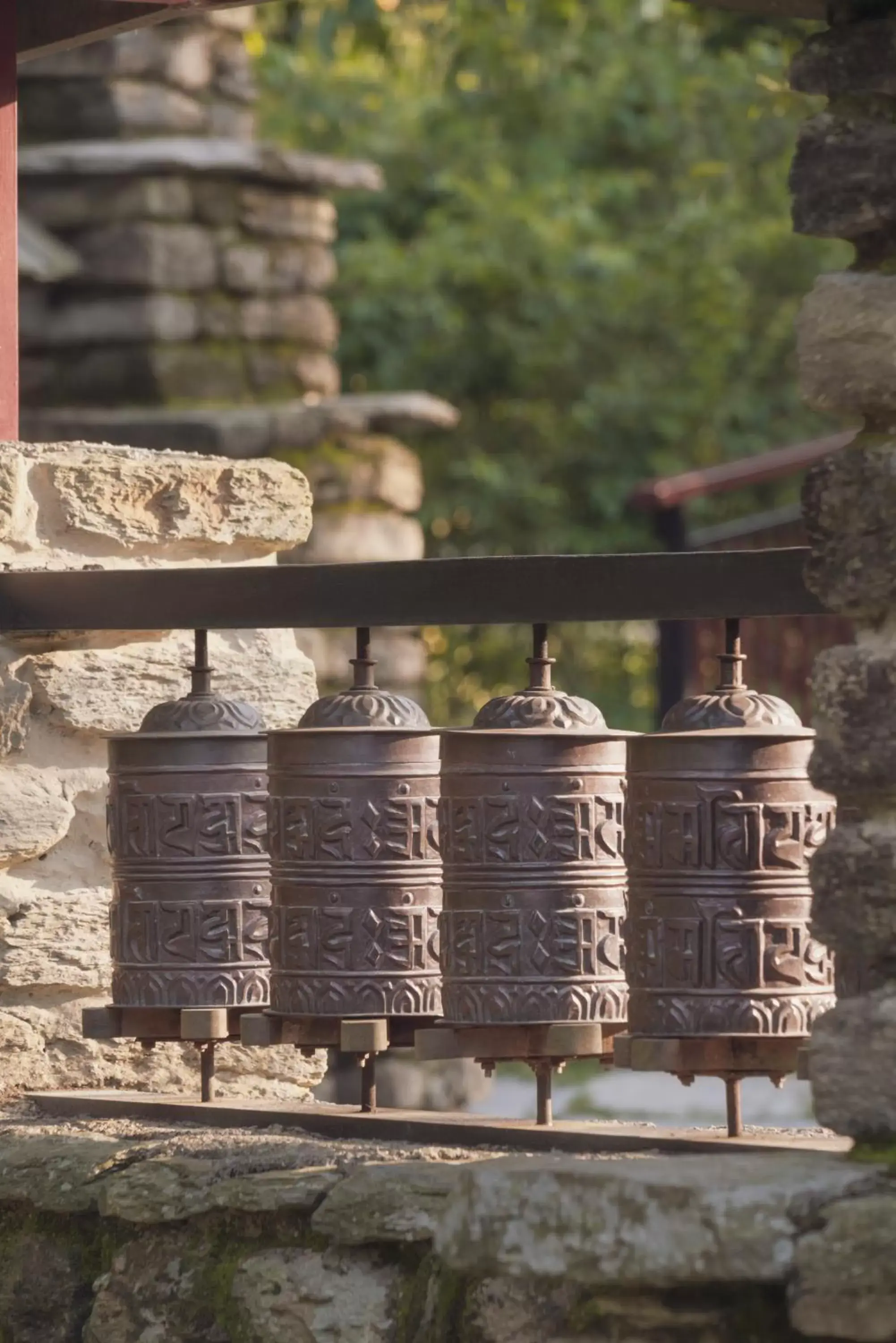 Decorative detail in The Pavilions Himalayas The Farm