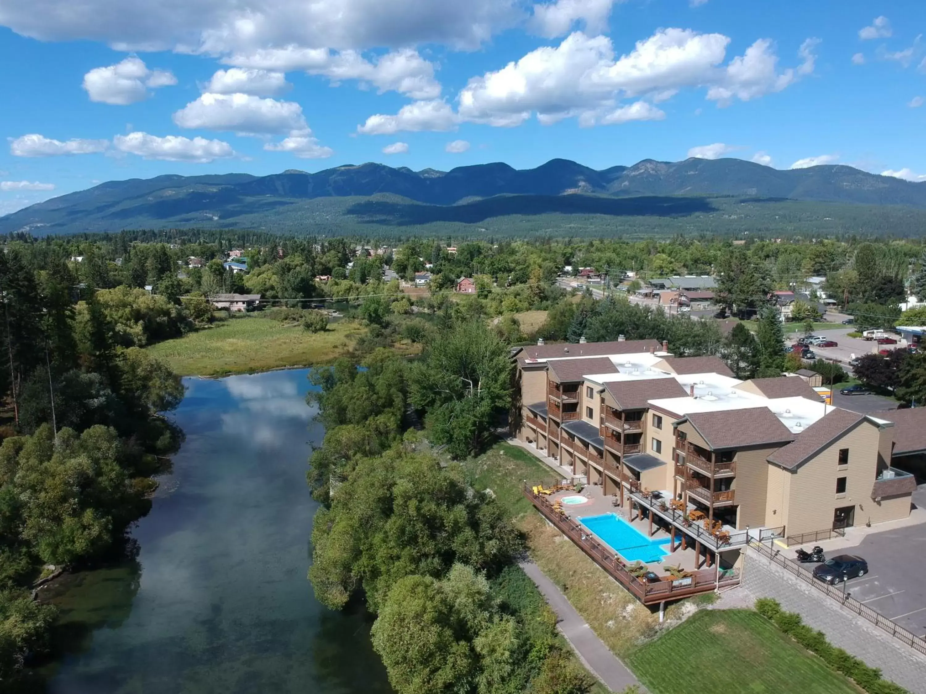 Property building, Bird's-eye View in The Pine Lodge on Whitefish River, Ascend Hotel Collection