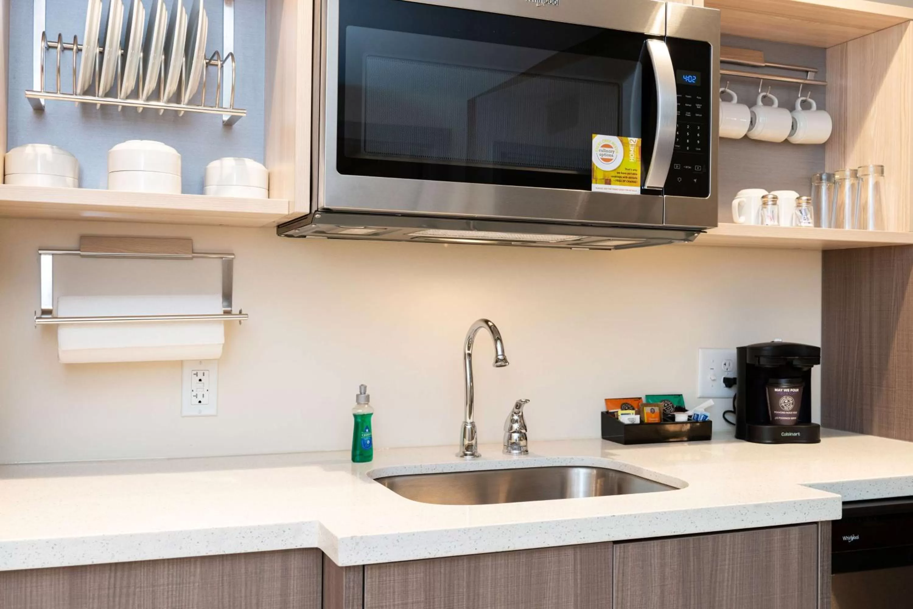 Kitchen or kitchenette in Home2 Suites By Hilton Charlotte Mooresville, Nc