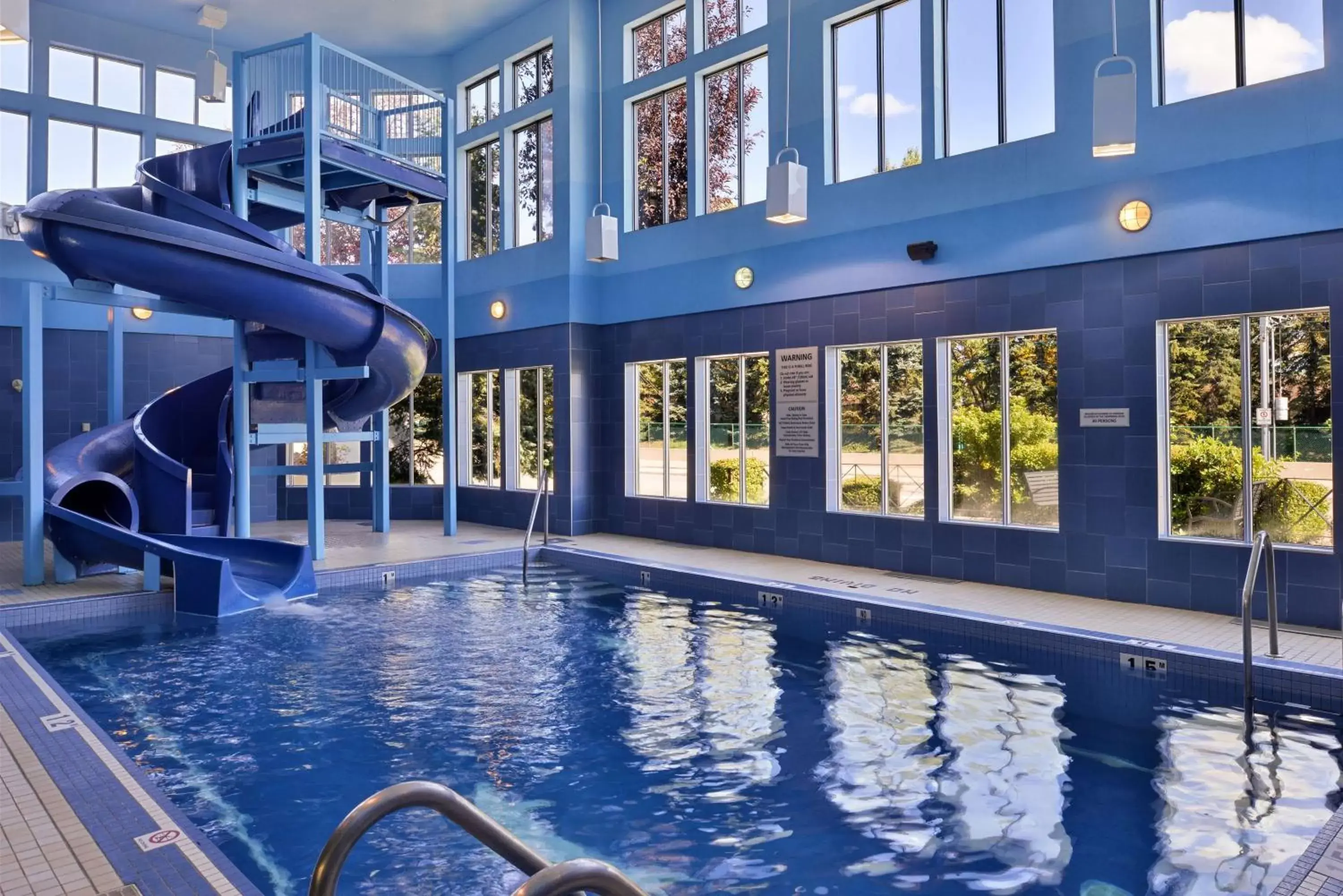 Pool view, Swimming Pool in Hampton Inn & Suites by Hilton Calgary University NW