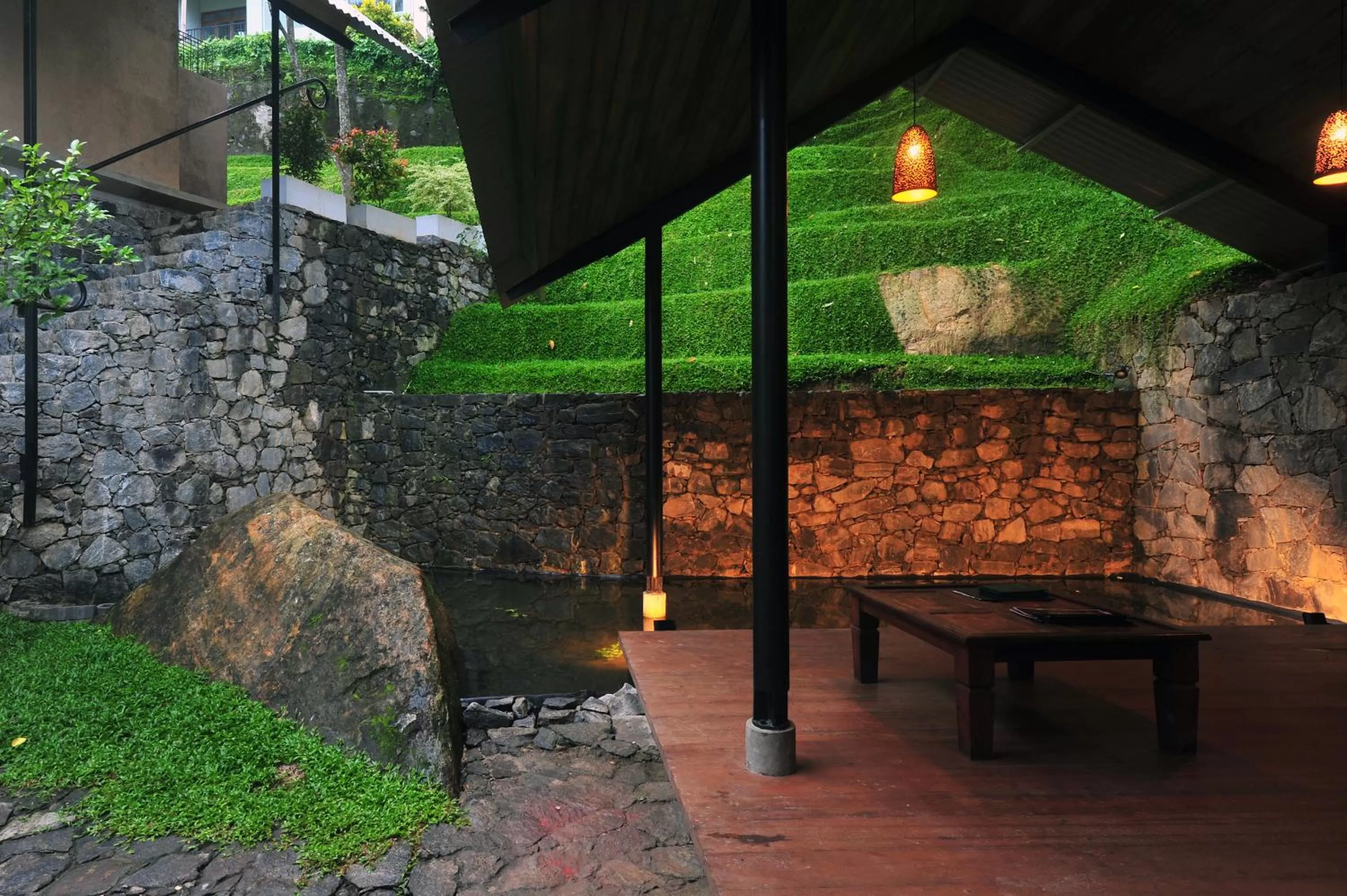 Property building, BBQ Facilities in swp eco lodge