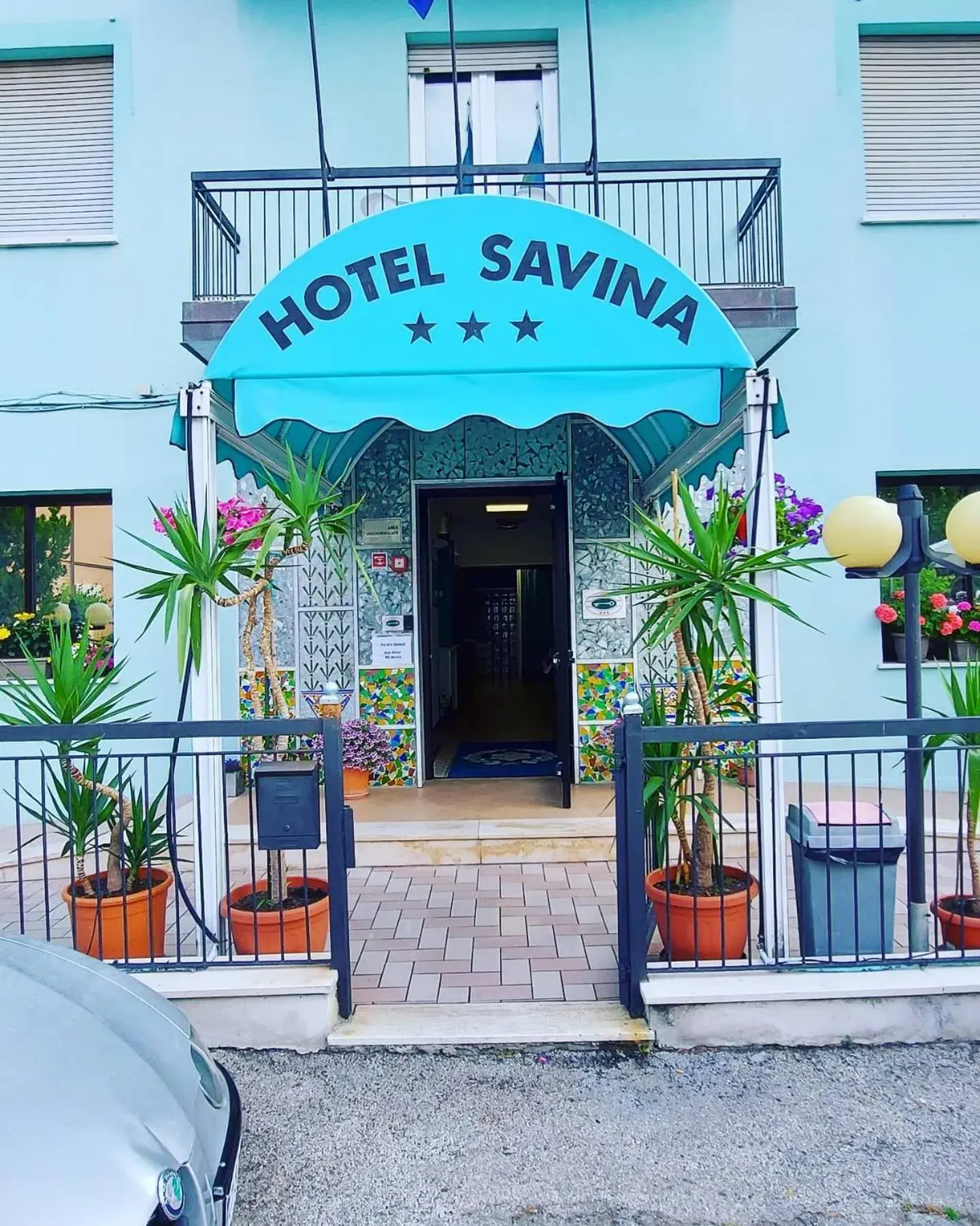 Facade/entrance in Hotel Savina