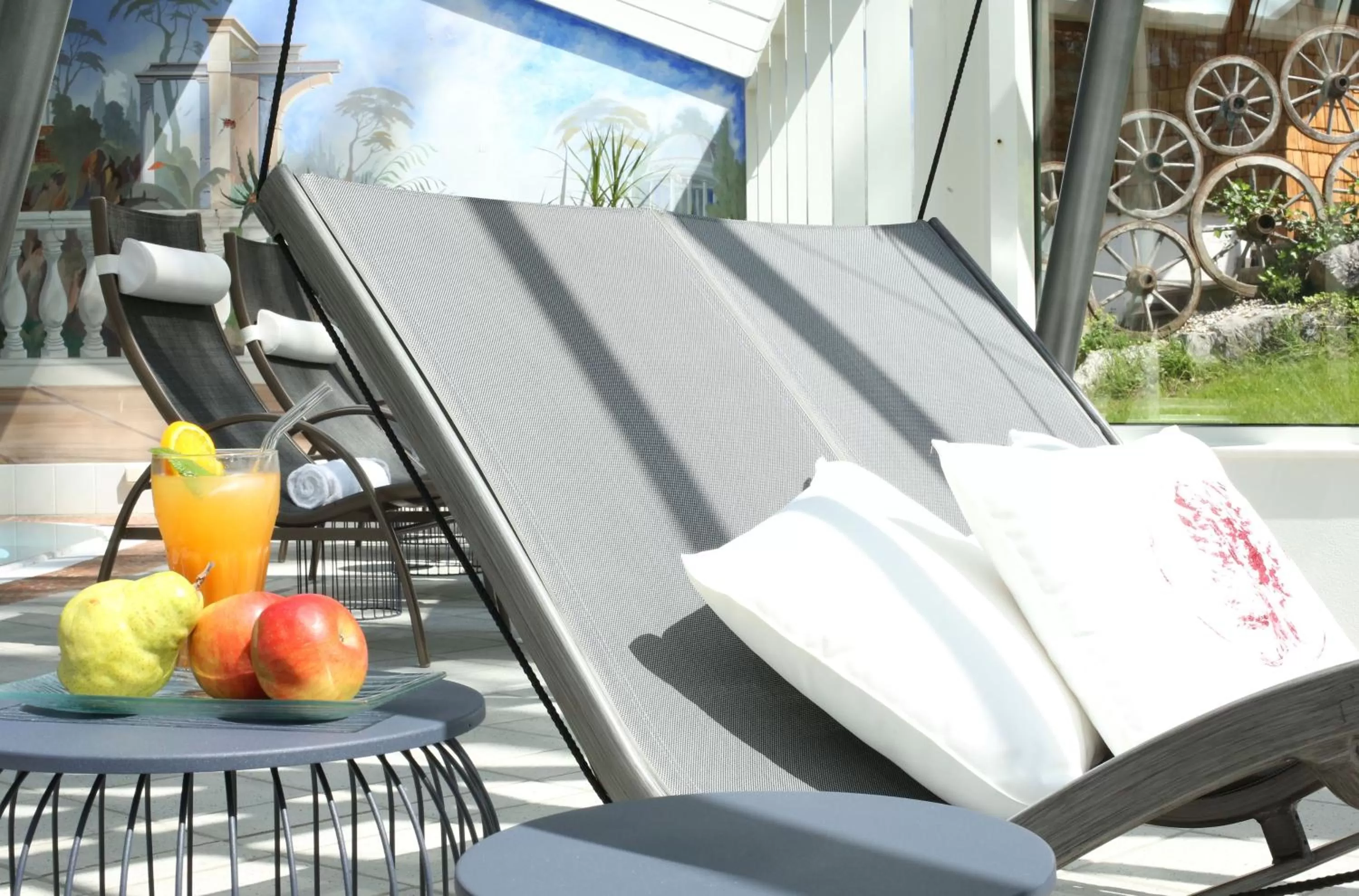 Spa and wellness centre/facilities in Naturhotel Lärchenhof