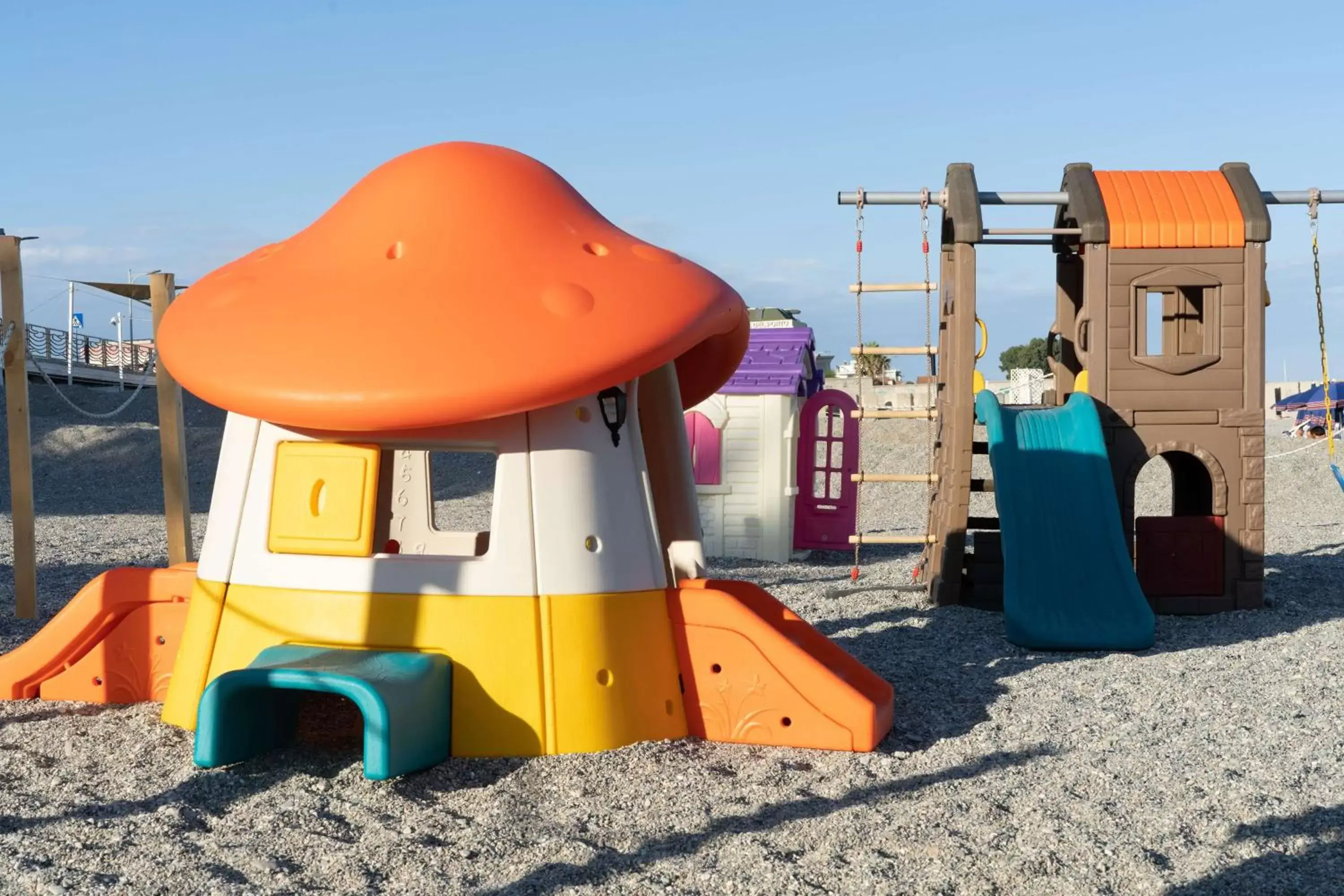 Beach, Children's Play Area in Best Western Plus Hotel Perla Del Porto
