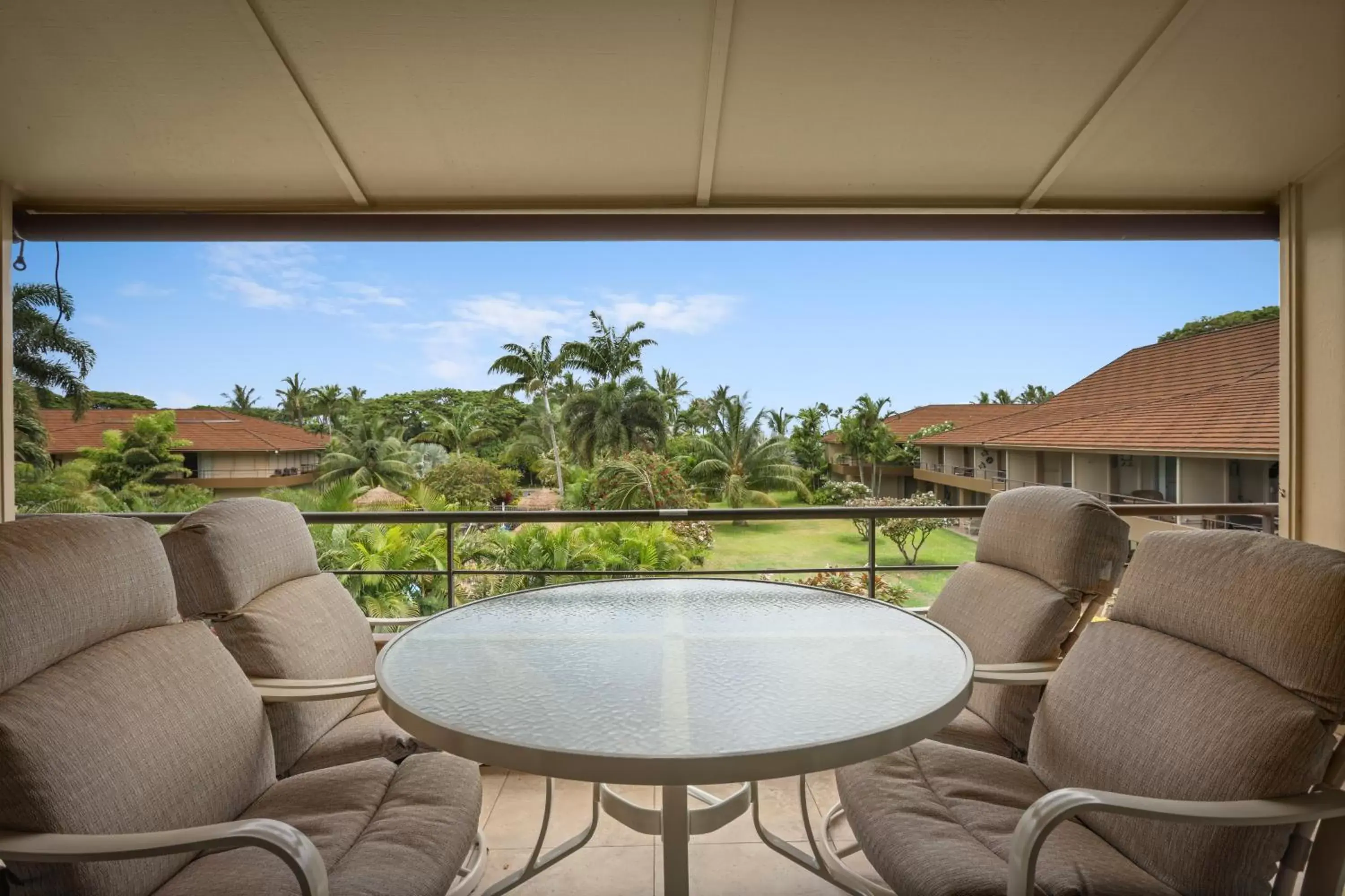 Patio, Balcony/Terrace in Aston Maui Kaanapali Villas