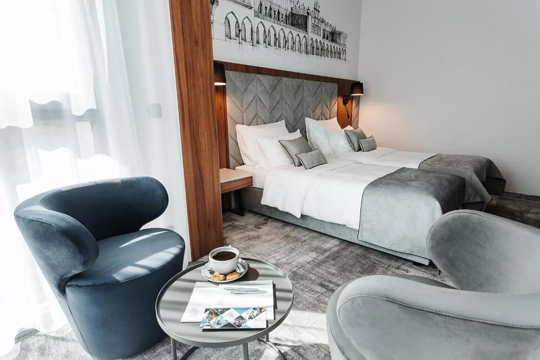 Deluxe Double or Twin Room in Focus Hotel Premium Kraków Deluxe Double or Twin Room in Focus Hotel Premium Kraków