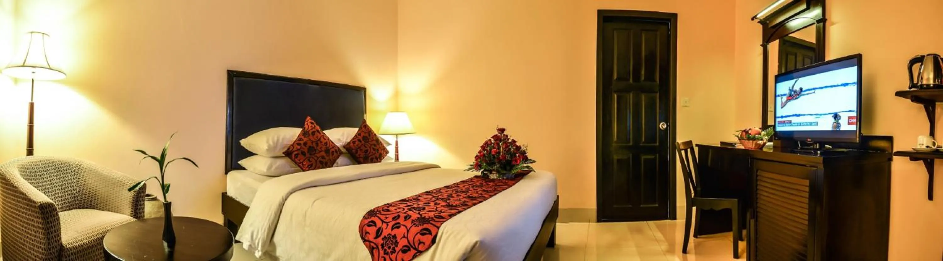 Photo of the whole room, Bed in Almond Hotel Sothearos