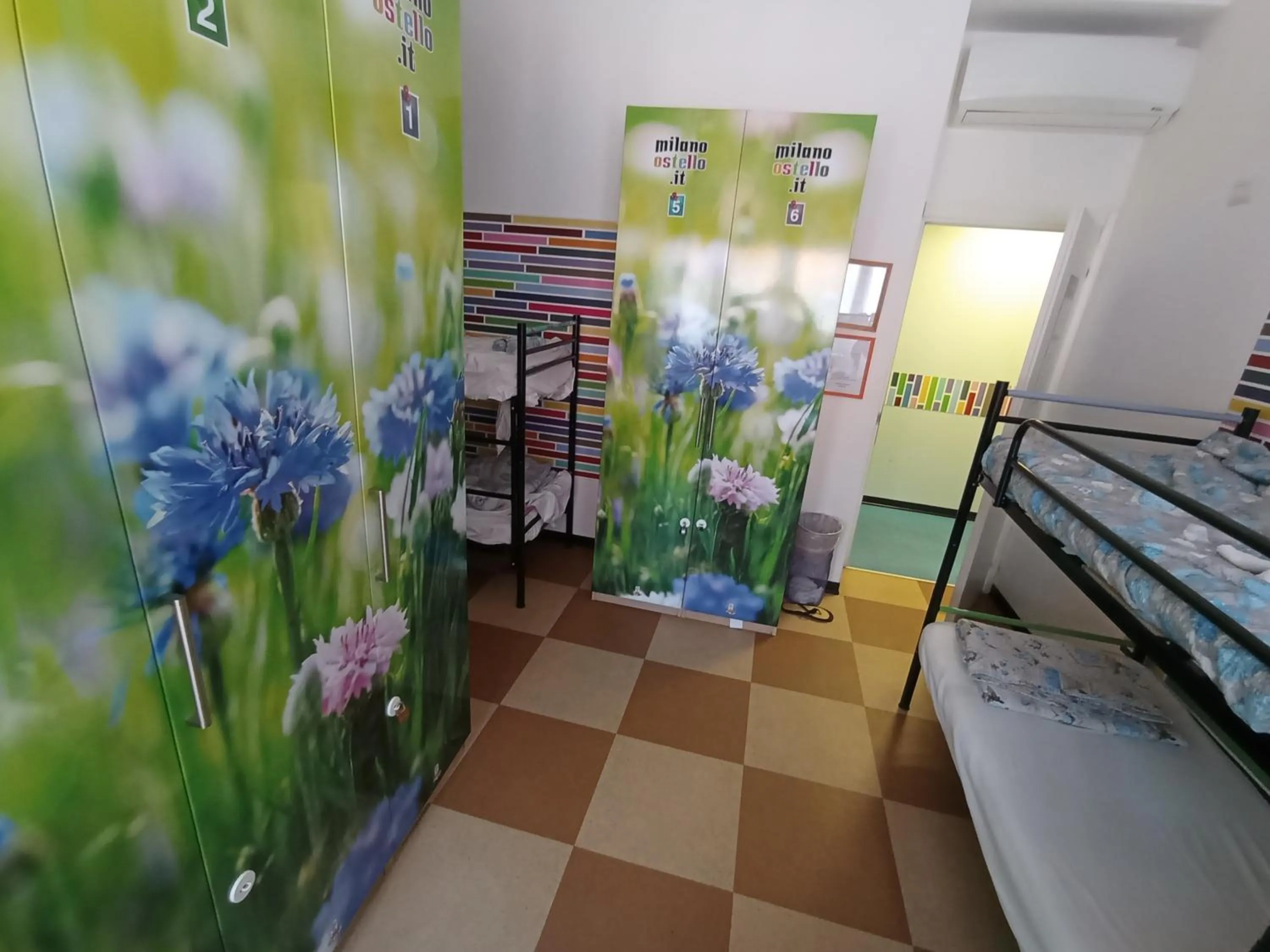 View (from property/room), Bed in Milano Ostello