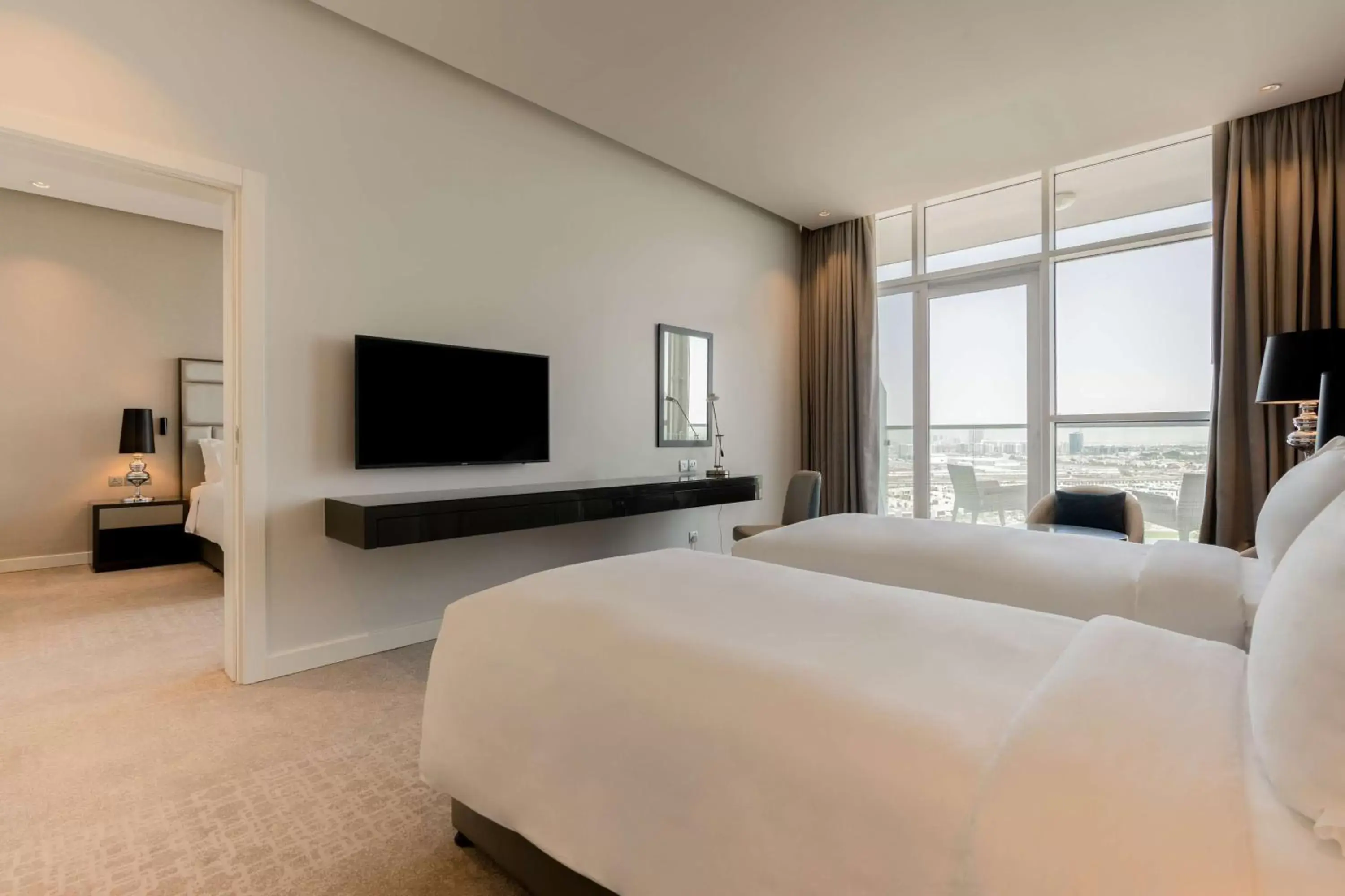 Bedroom in Radisson Dubai Damac Hills