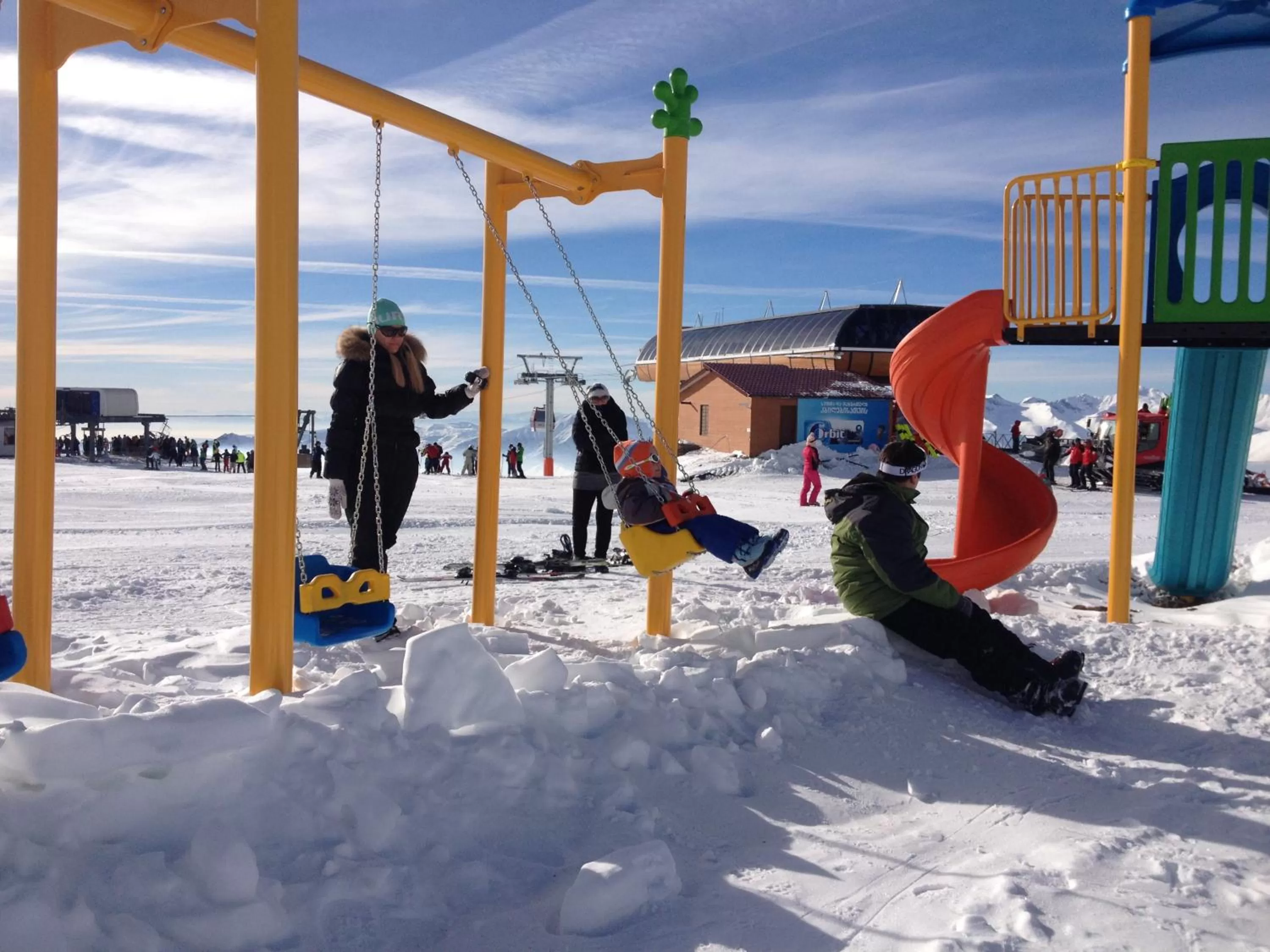 Children play ground in 2-room Apartment NFT Gudauri Penta 503