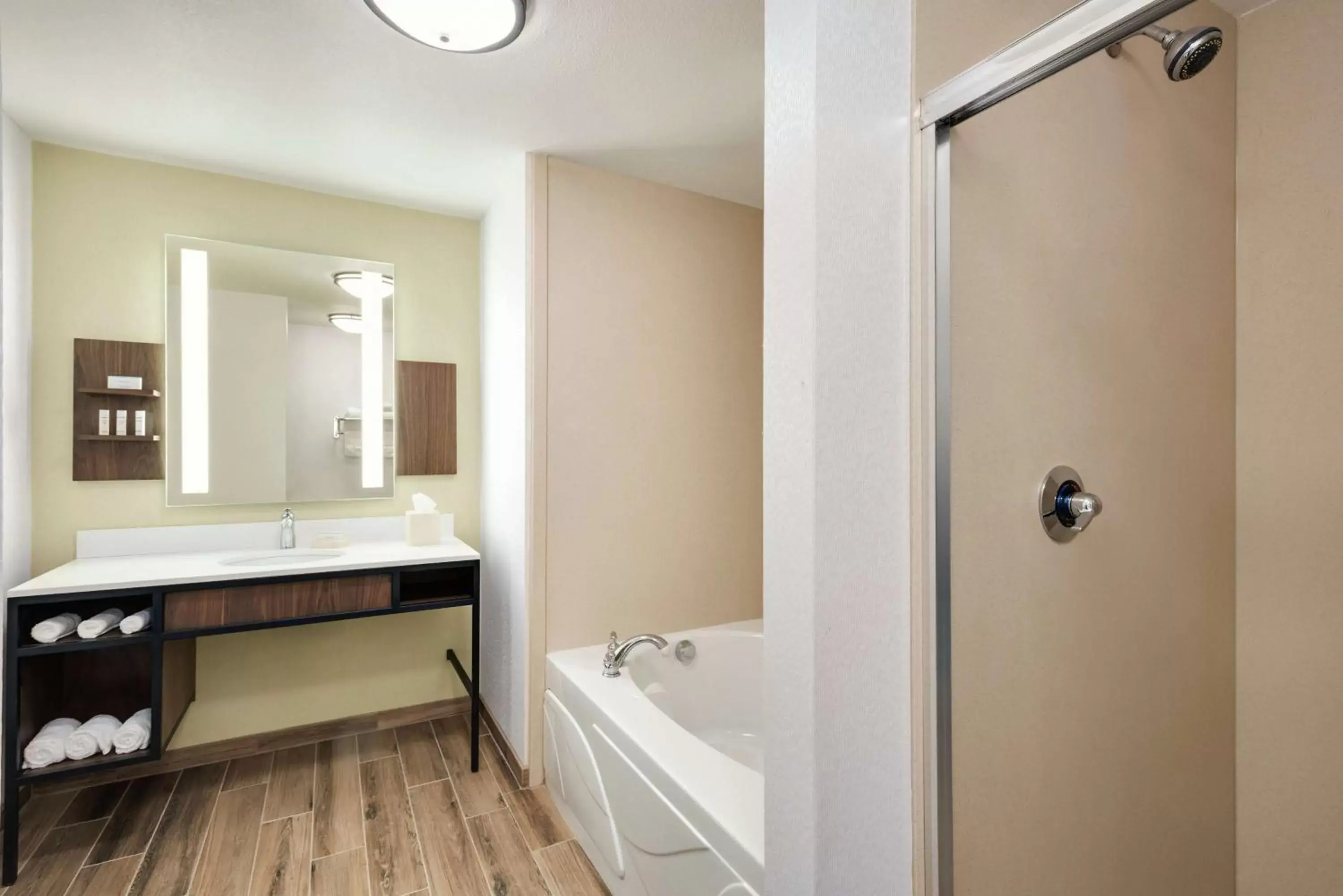 Bathroom in Hilton Garden Inn Dubuque Downtown