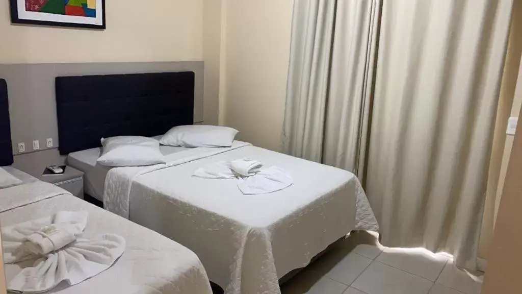 Bed in Hotel Joaçaba