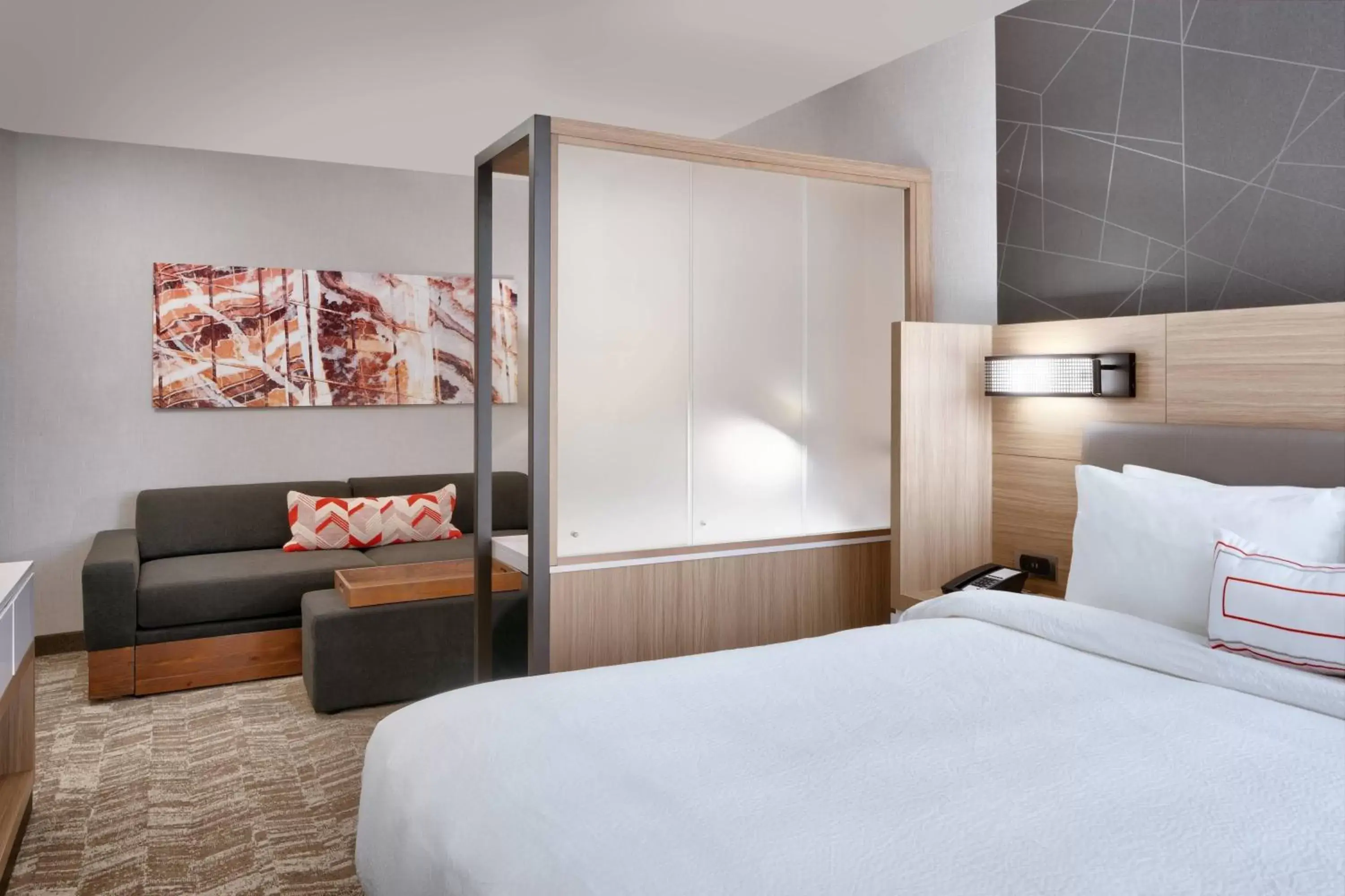 Bedroom, Bed in SpringHill Suites by Marriott Salt Lake City Sugar House