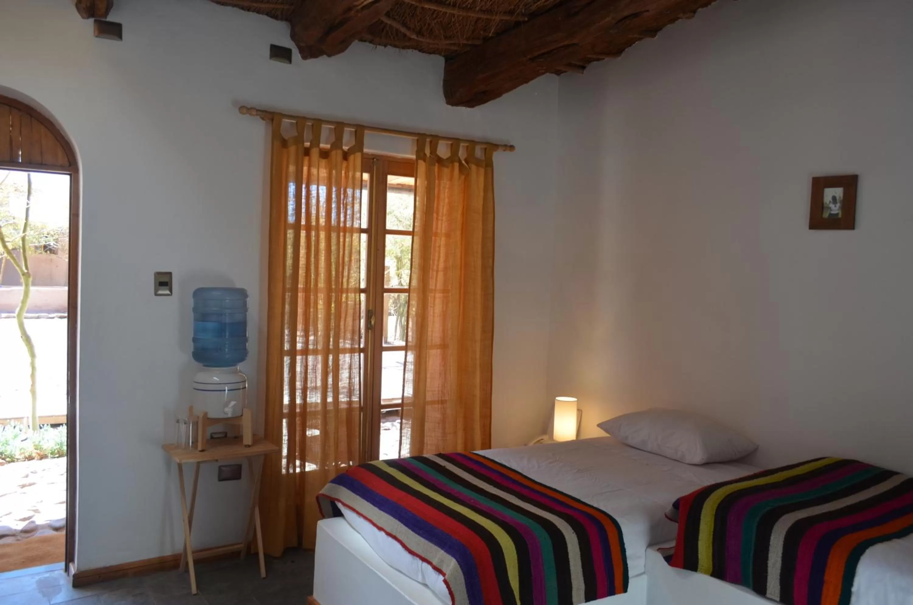 Decorative detail, Bed in Hotel La Aldea