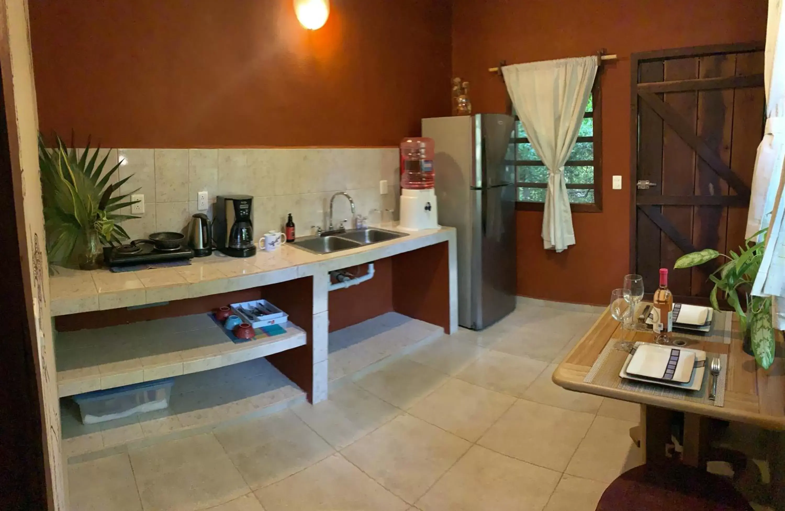 Coffee/tea facilities, Kitchen/Kitchenette in Casa Boutique Hokhmah