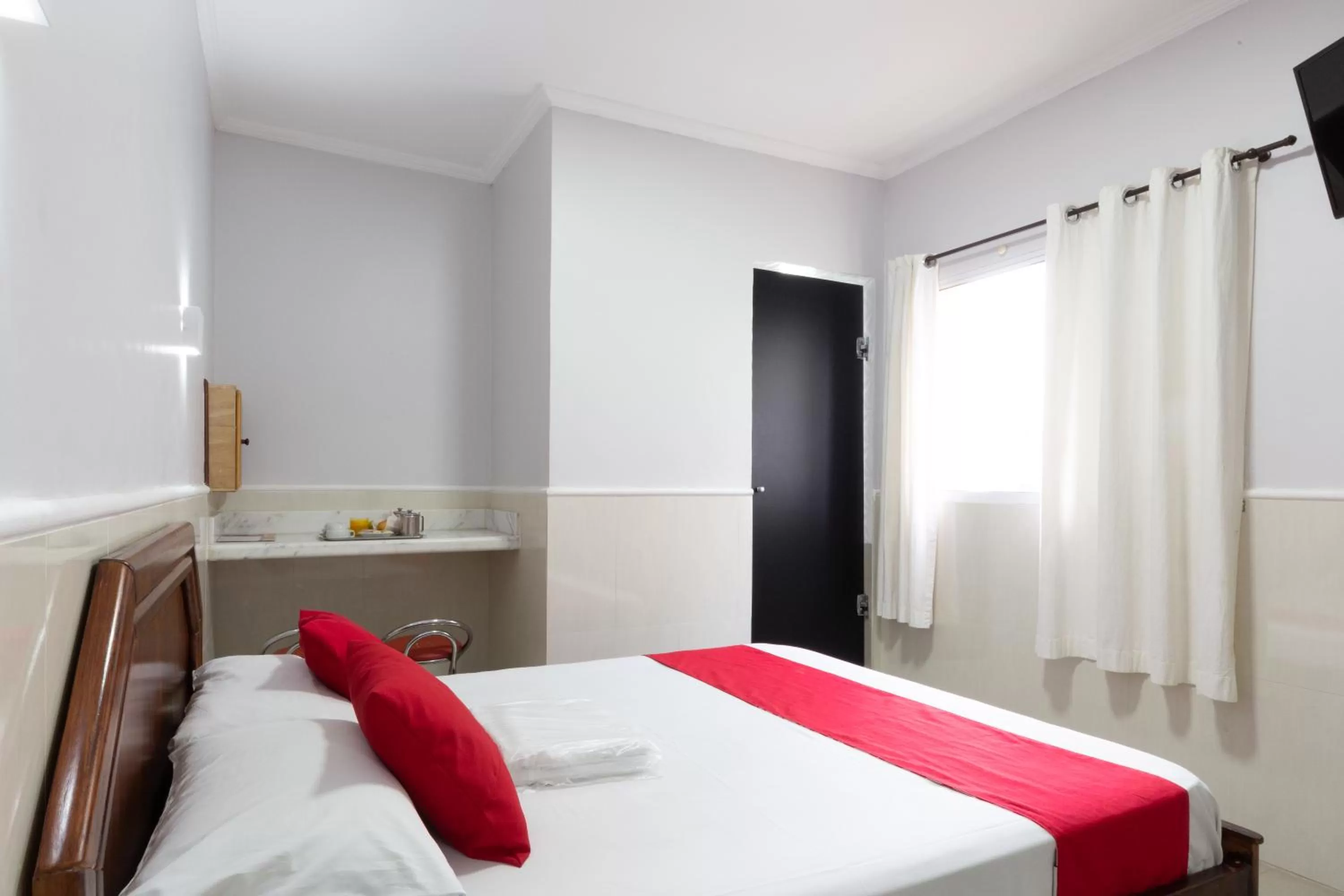 Bed in Hotel Anália Franco