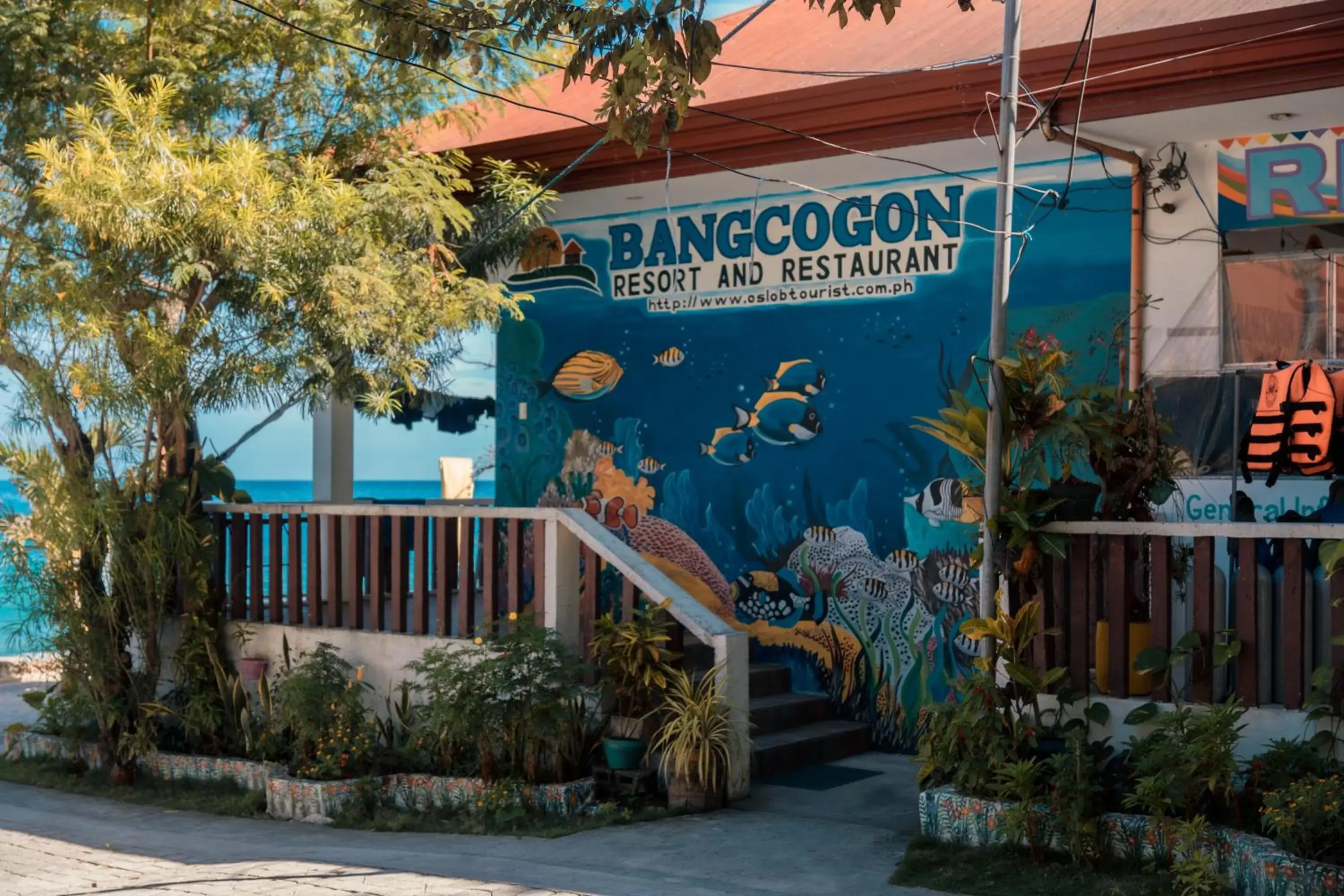 Facade/entrance in Island Front - Bangcogon Resort and Restaurant Facade/entrance in Island Front - Bangcogon Resort and Restaurant