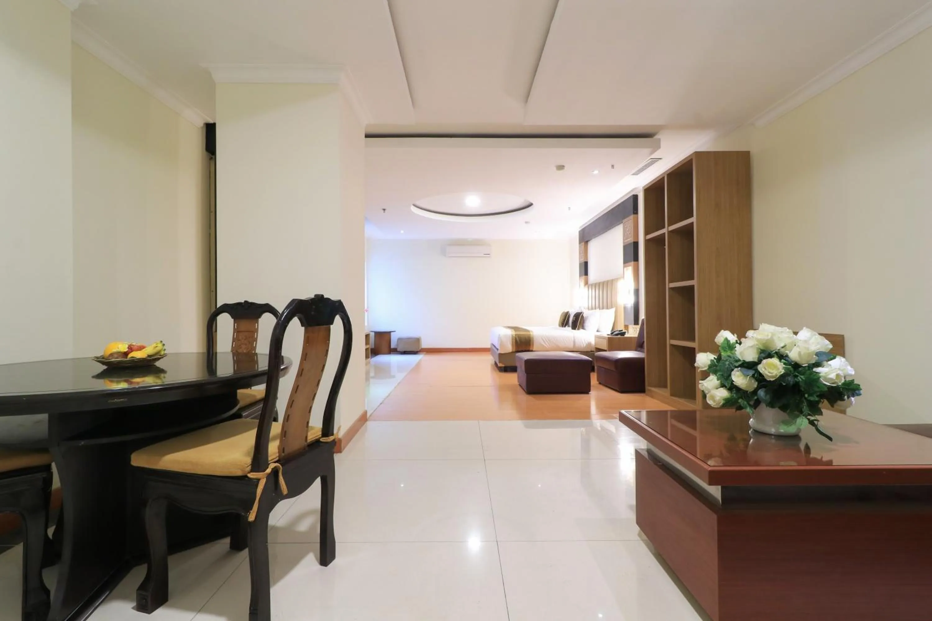 Dining area in Coins Hotel Jakarta