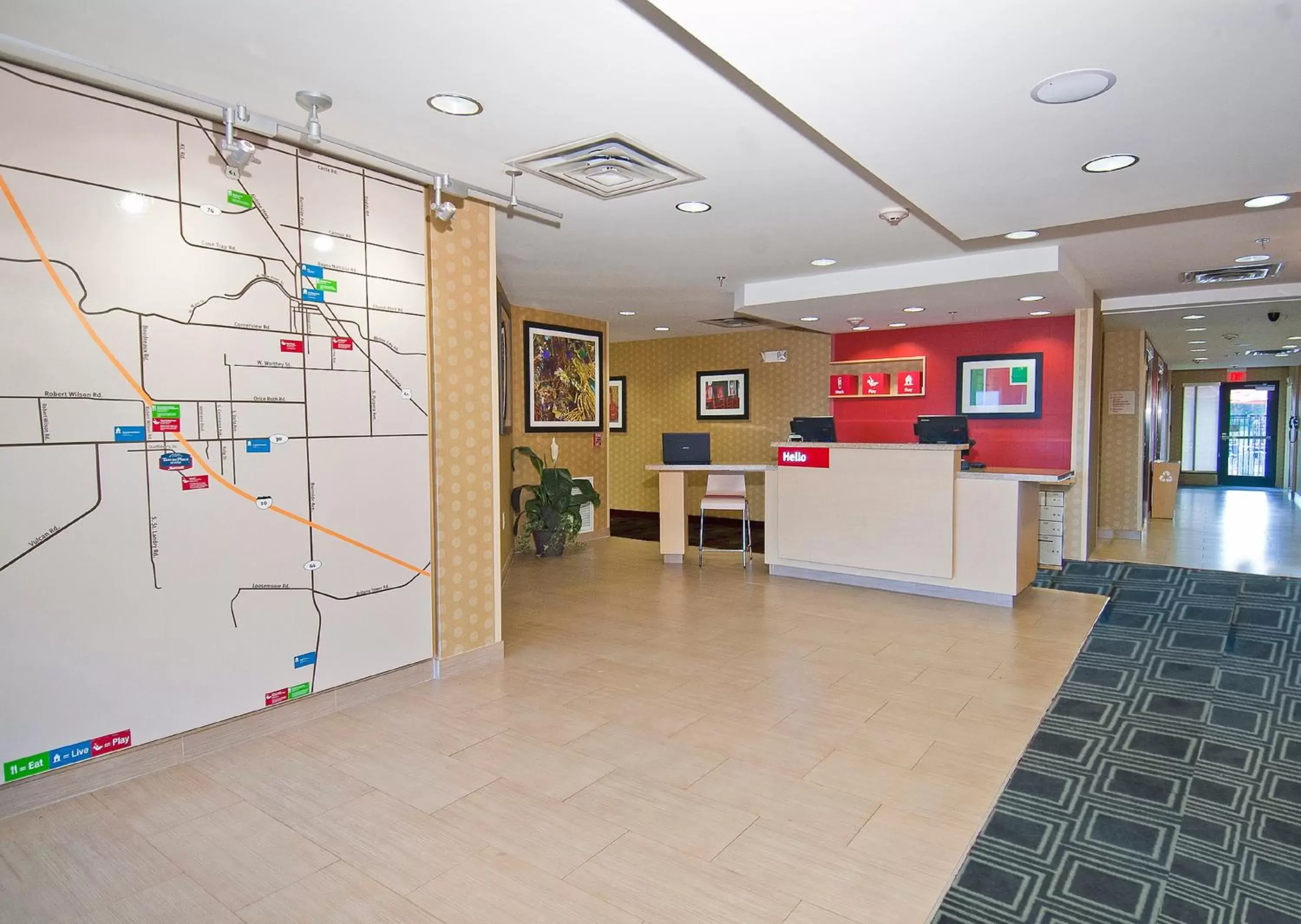 Lobby or reception, Lobby/Reception in TownePlace Suites by Marriott Baton Rouge Gonzales