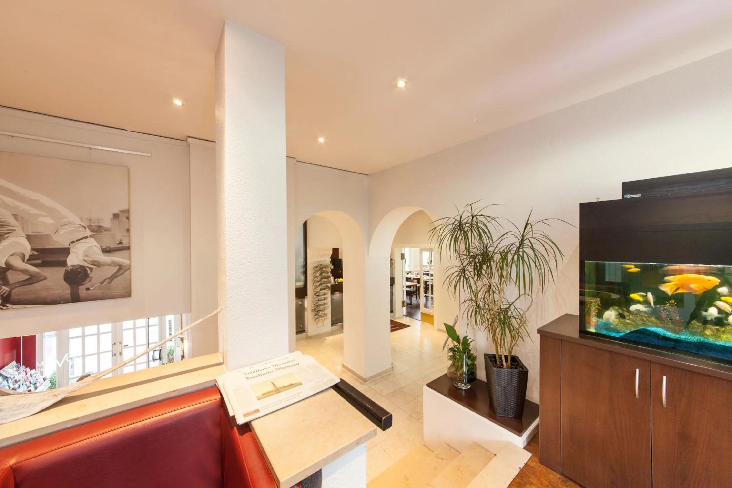 Lobby or reception in Hotel Offenbacher Hof