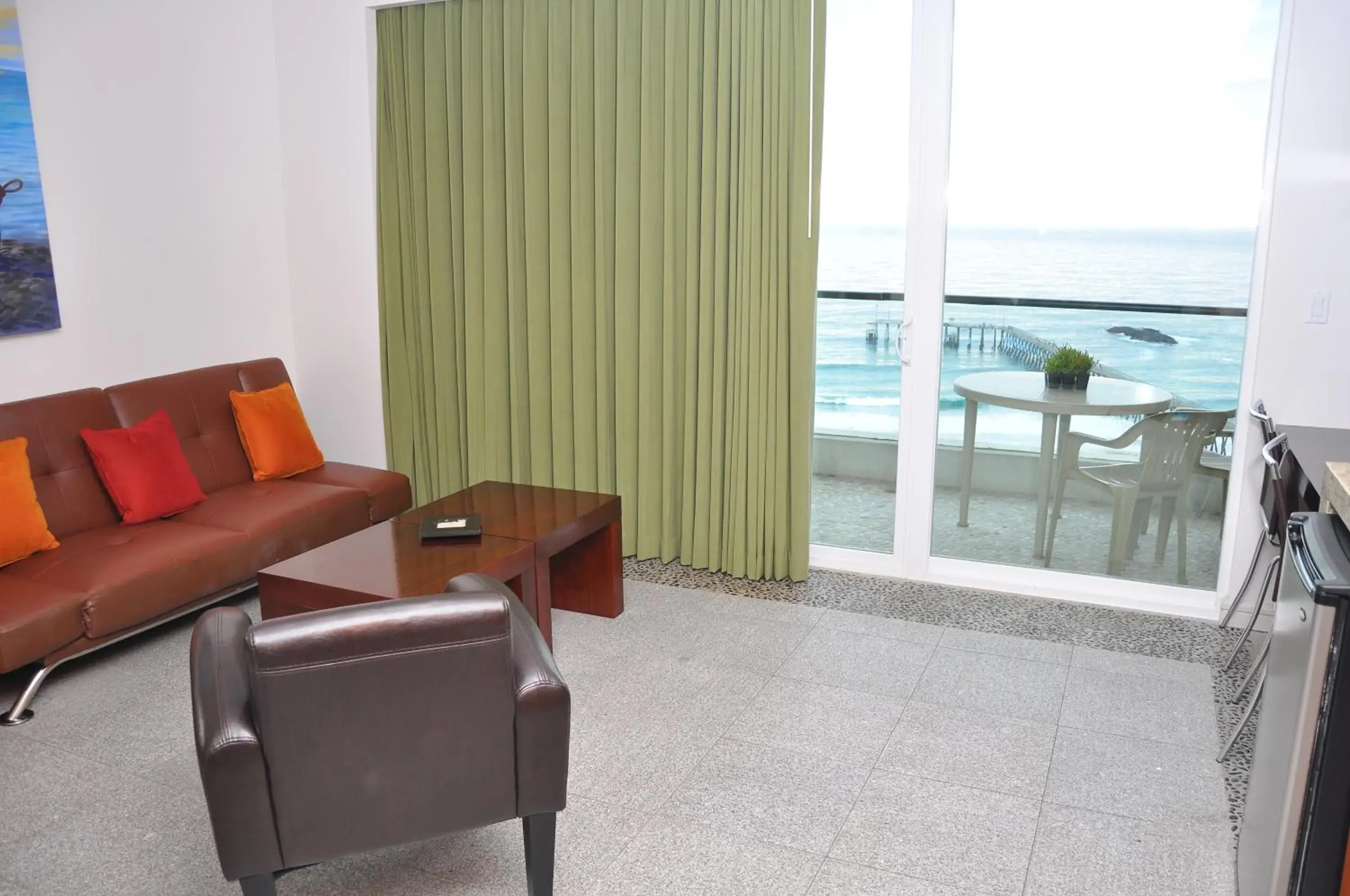 View (from property/room), Seating Area in Rosarito Beach Hotel