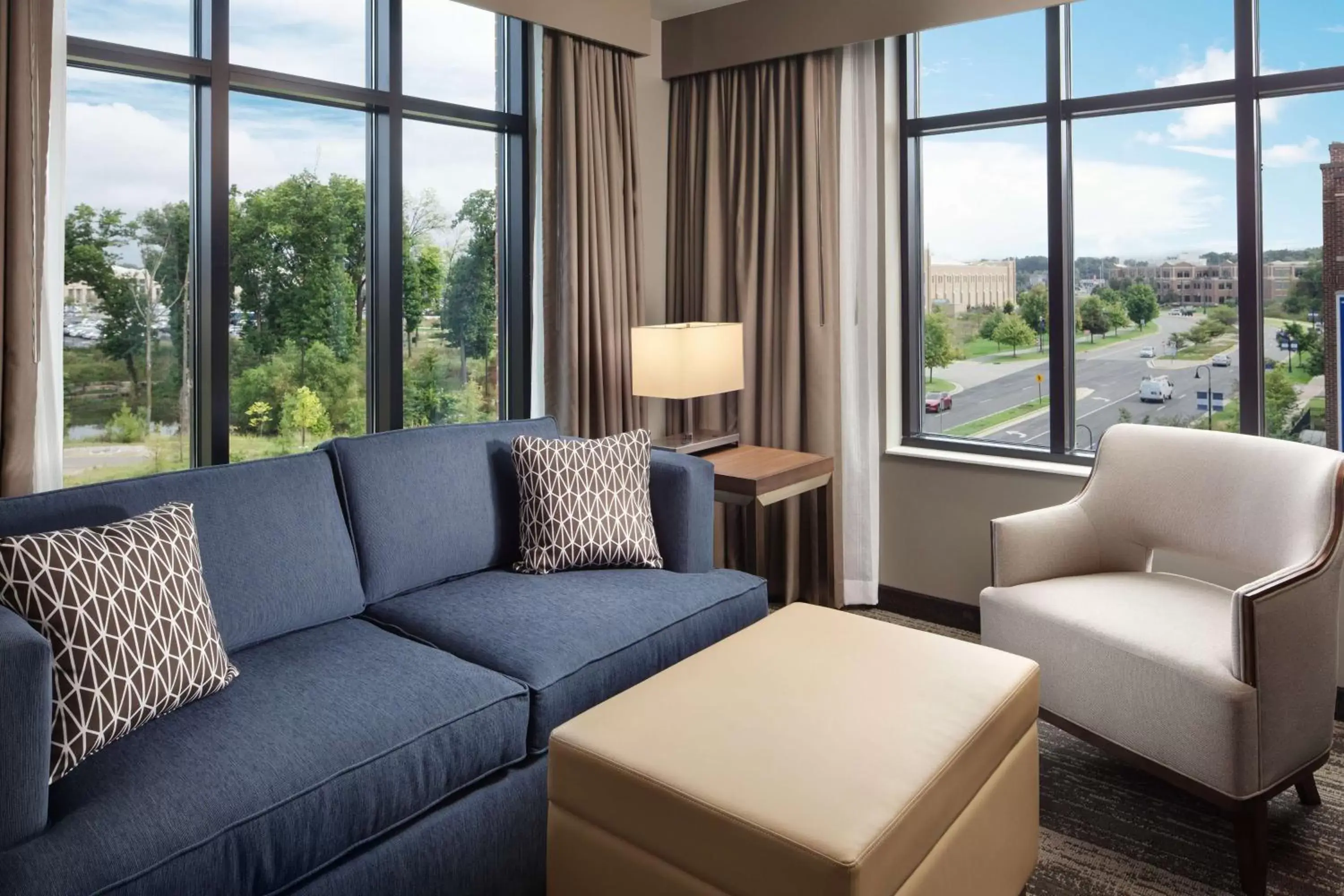 Two-Room Suite with Two Queen Beds in Embassy Suites by Hilton South Bend