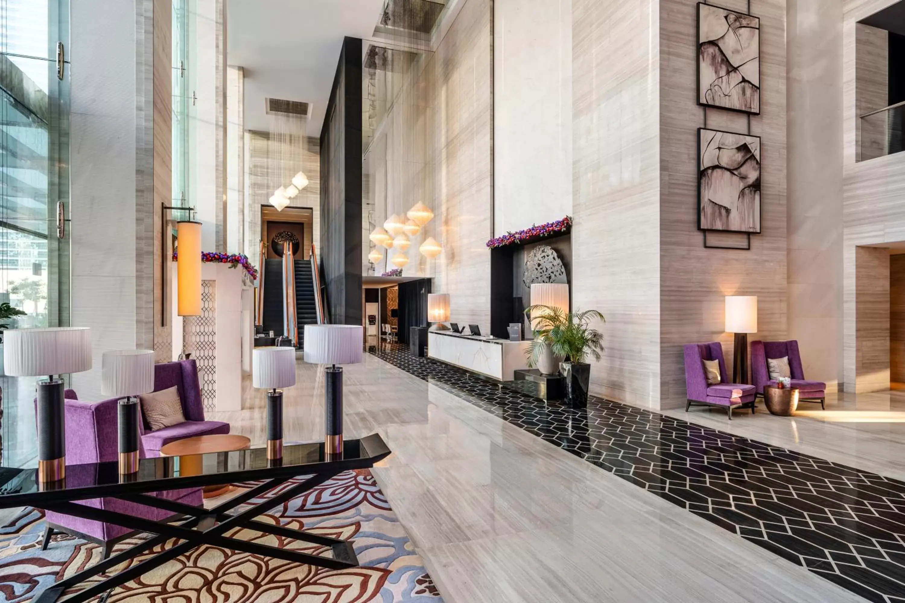 Lobby or reception in Pullman Dubai Downtown