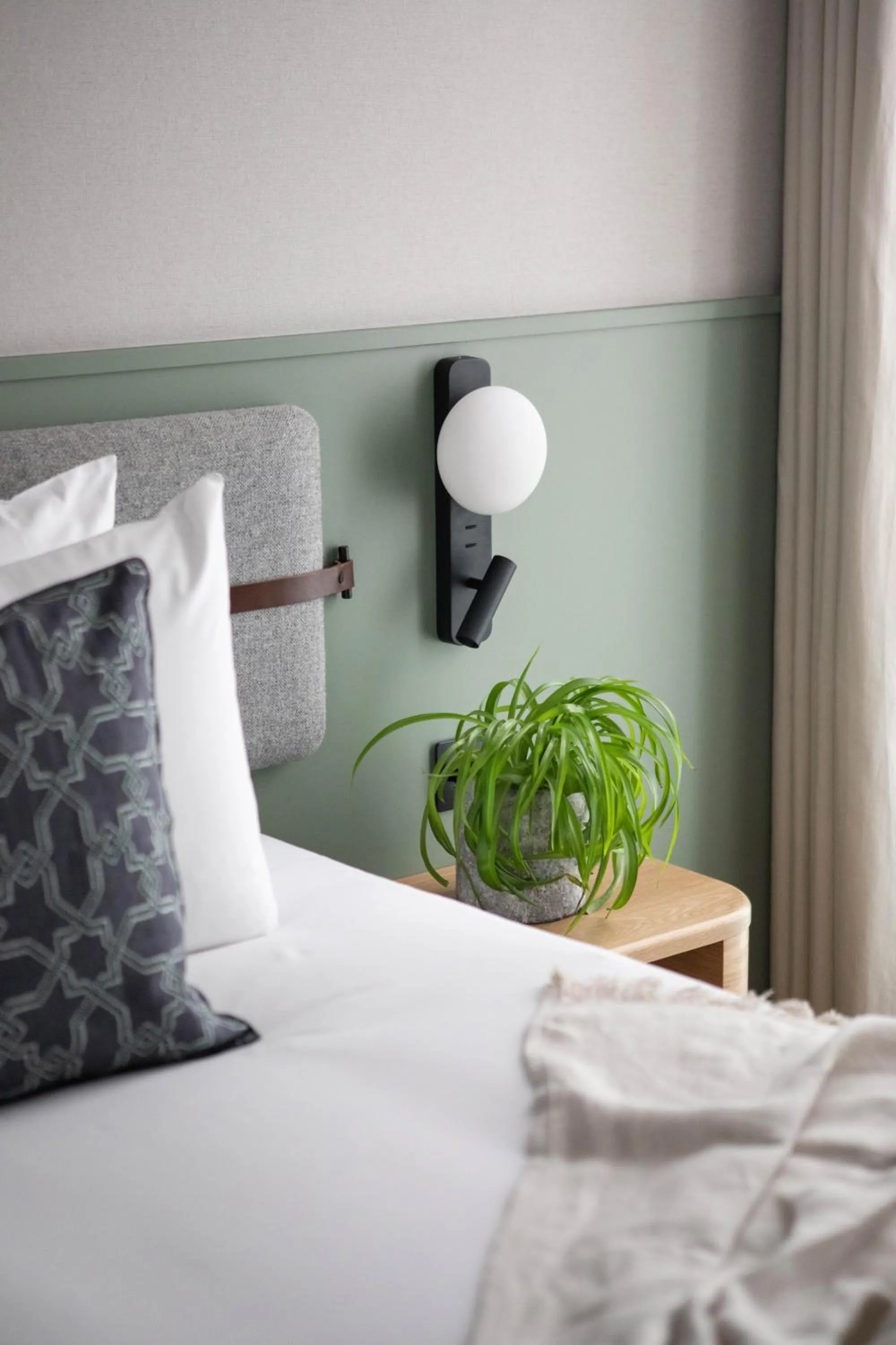 Bedroom, Bed in Inhabit Queen's Gardens, a Member of Design Hotels