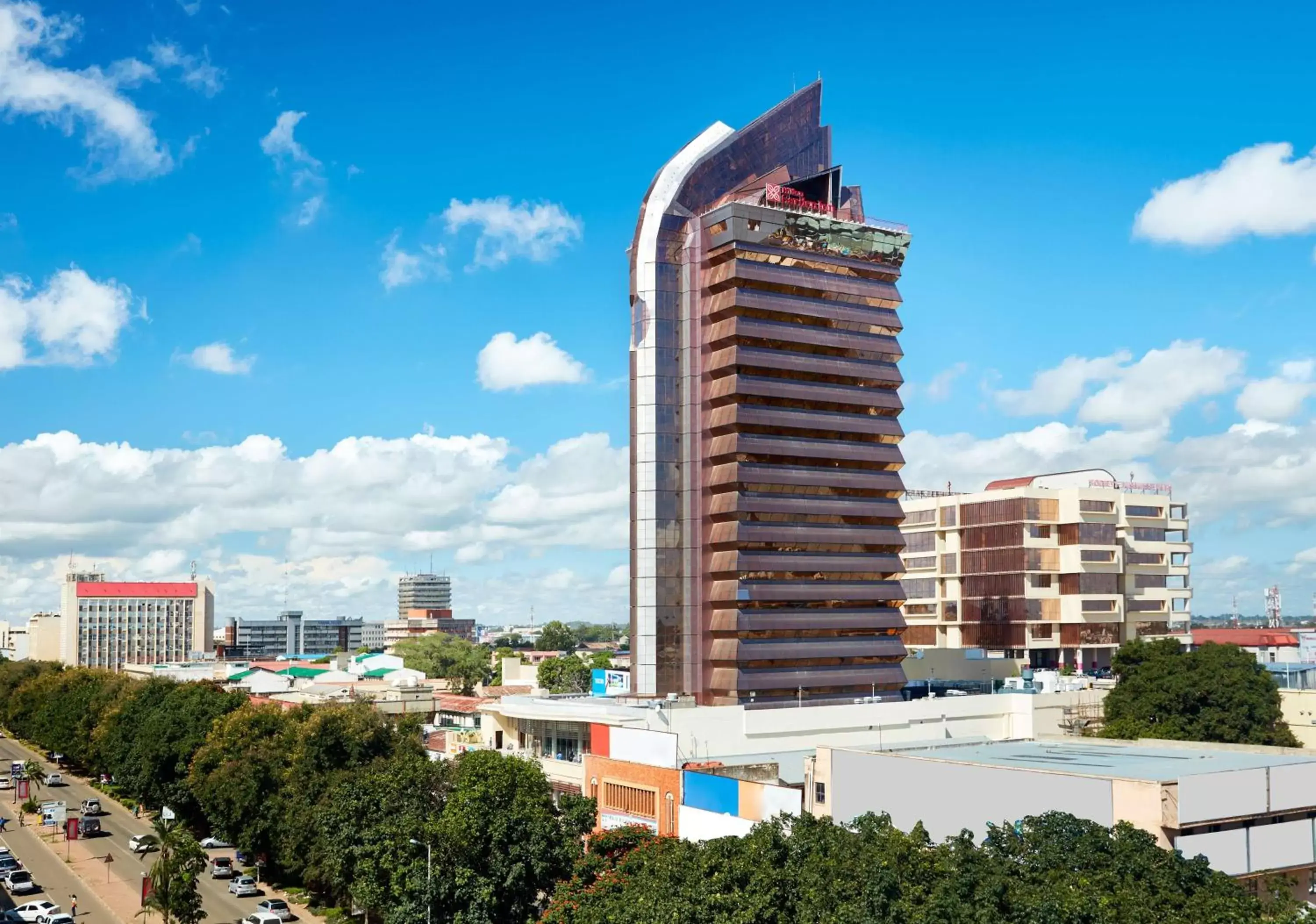 Property building in Hilton Garden Inn Society Business Park