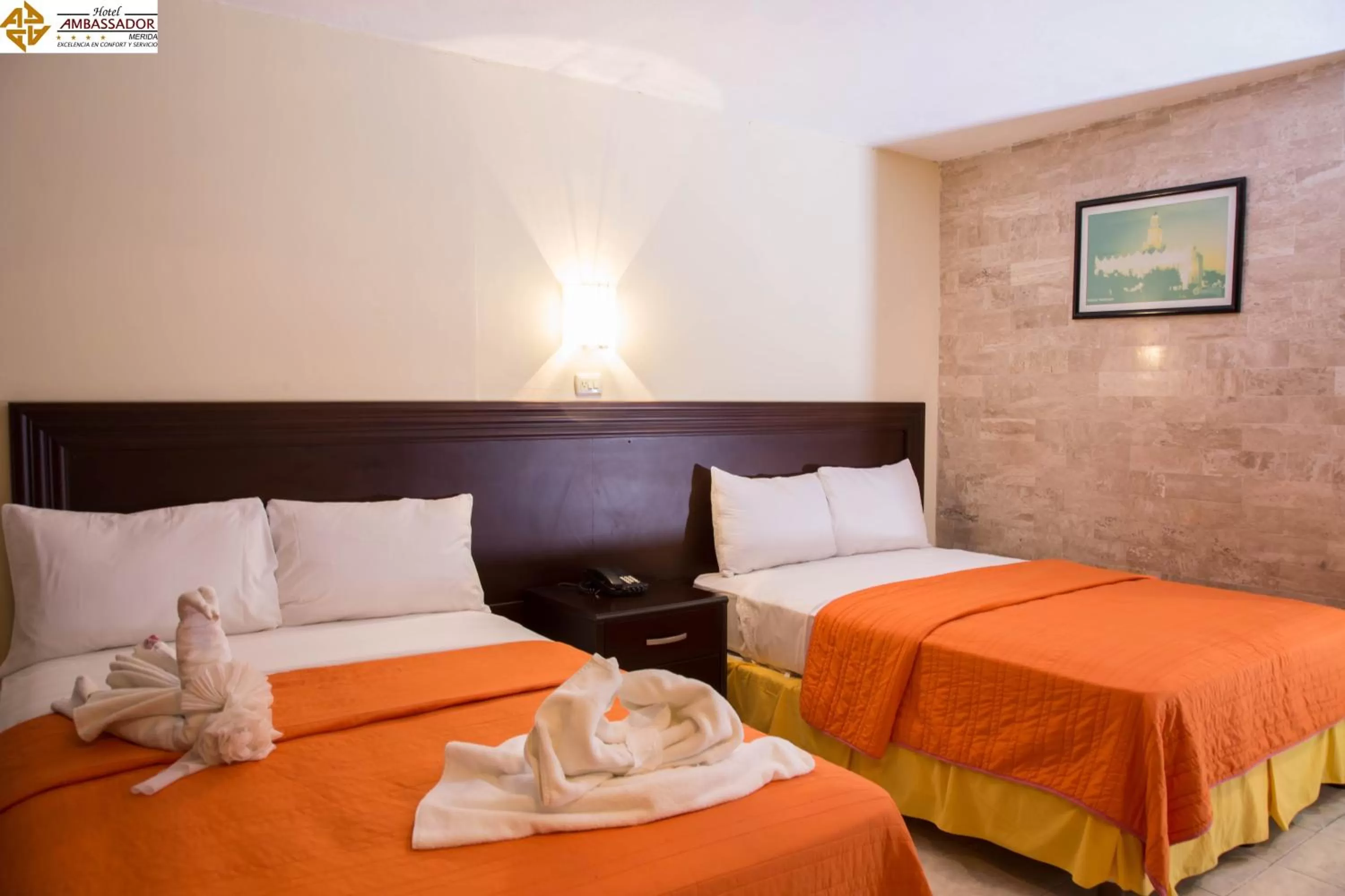 Photo of the whole room, Bed in Hotel Ambassador Mérida