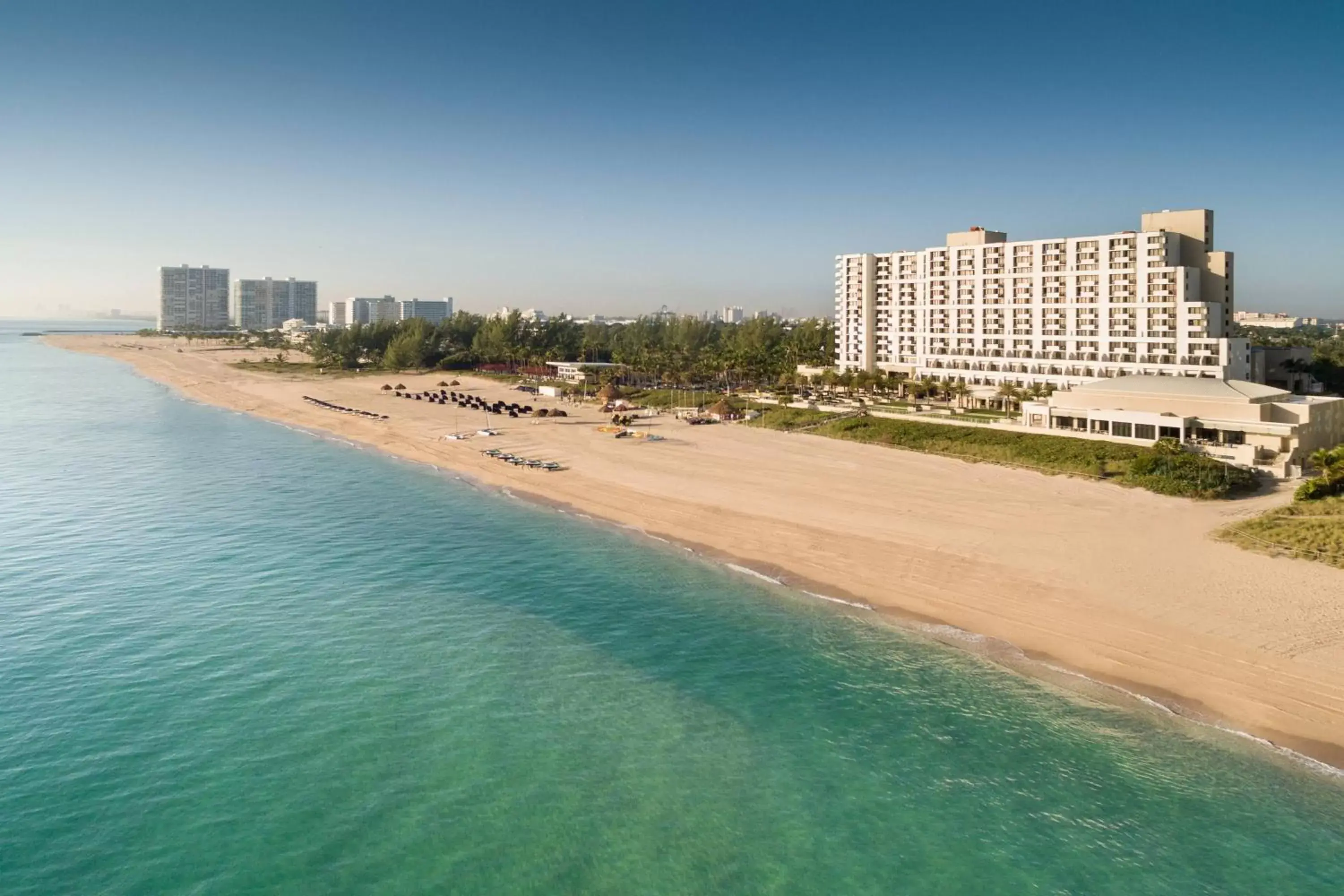 Property building, Bird's-eye View in Fort Lauderdale Marriott Harbor Beach Resort & Spa