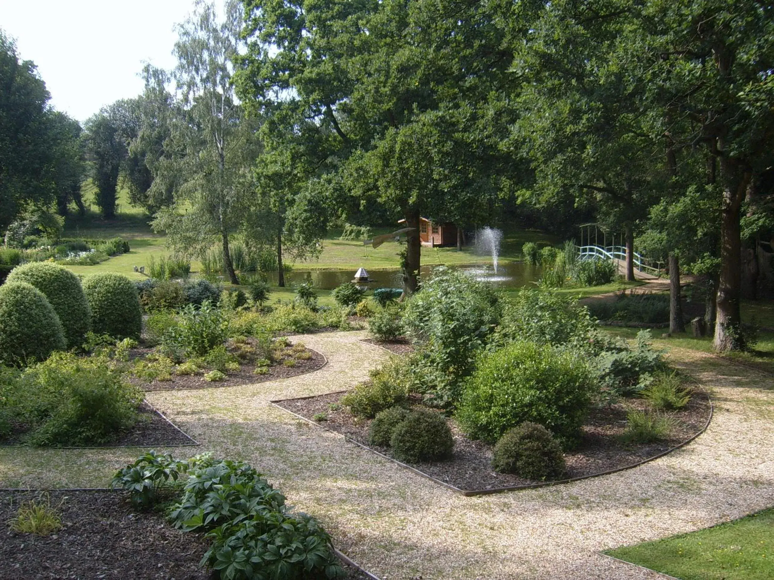 Garden in Passford House Hotel