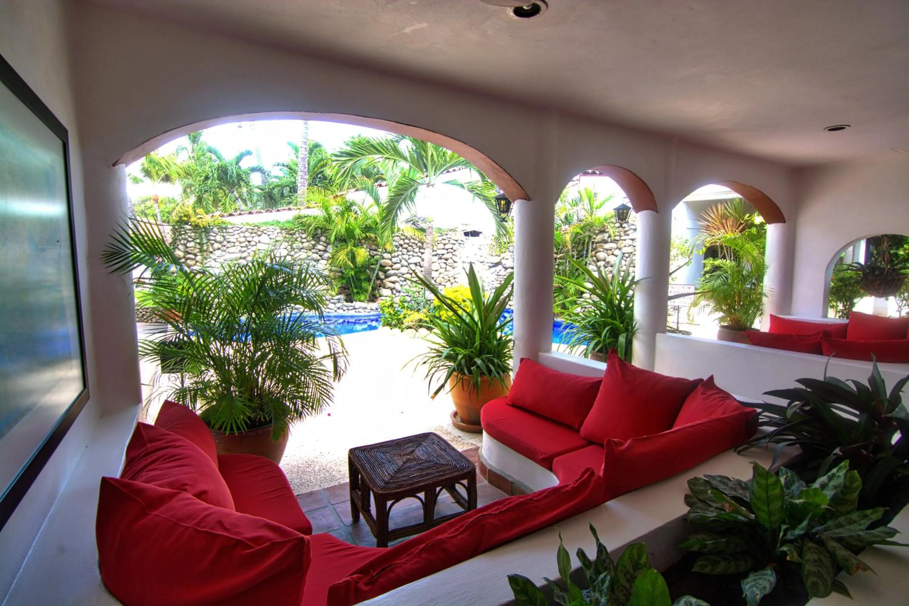 Seating area in Villas Carrizalillo