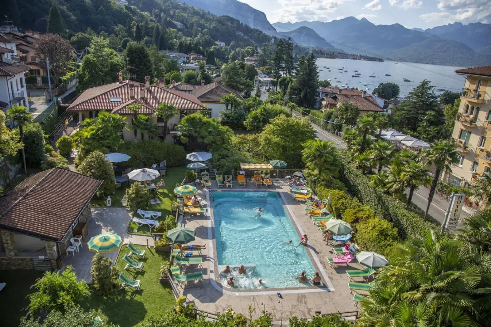 Swimming pool, Pool View in Hotel Della Torre