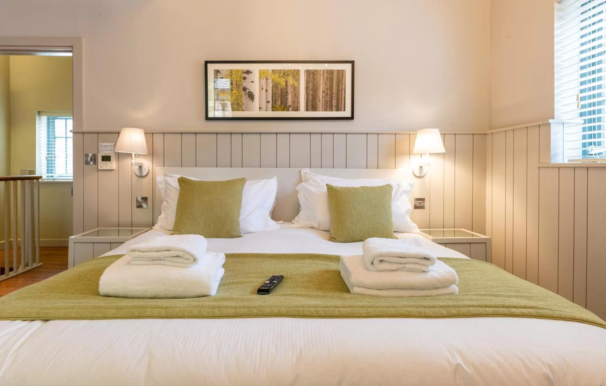 Bed in The Lawrance Luxury Aparthotel - York