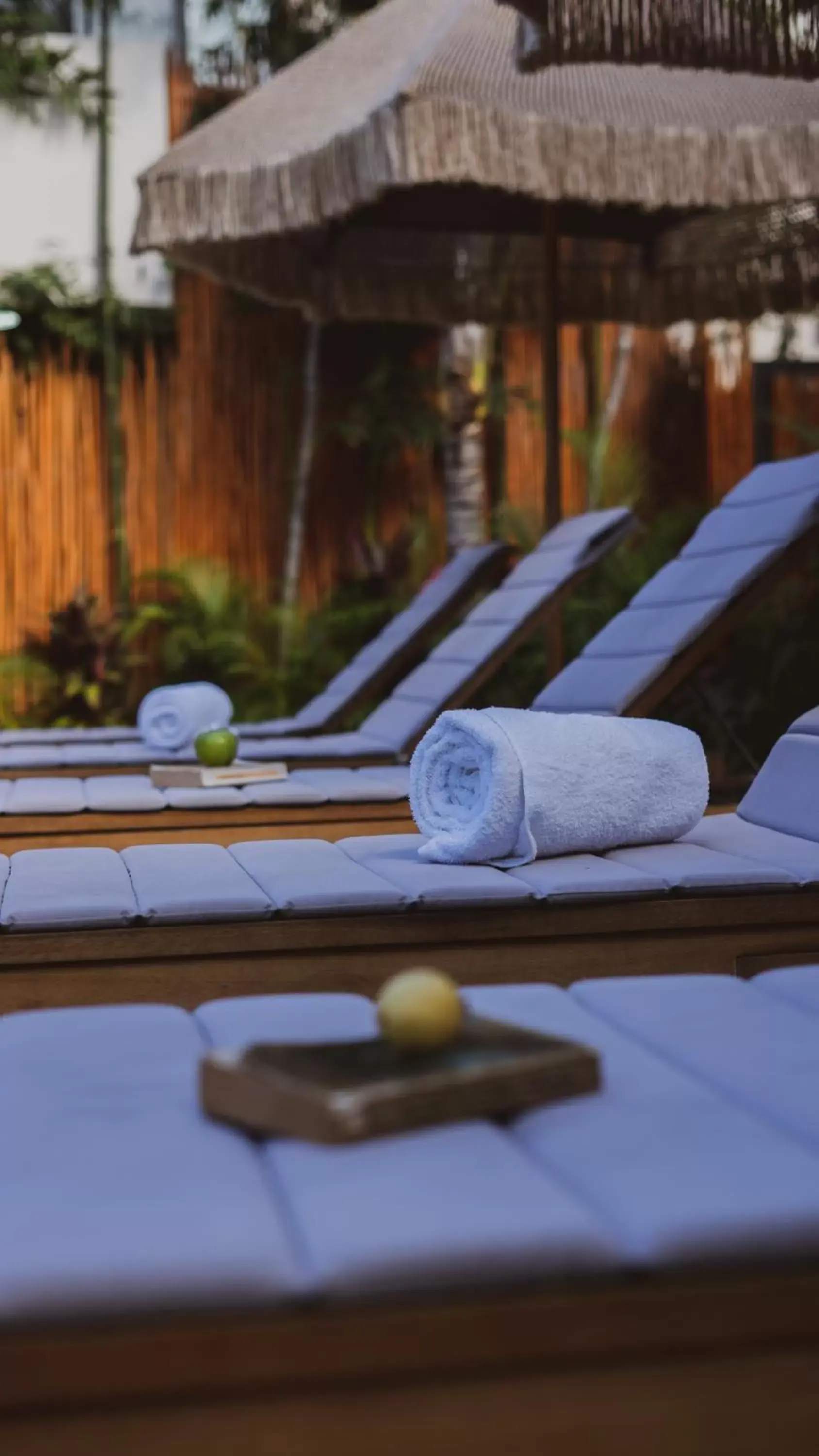 sunbed, Billiards in Atman Residences Tulum Hotel