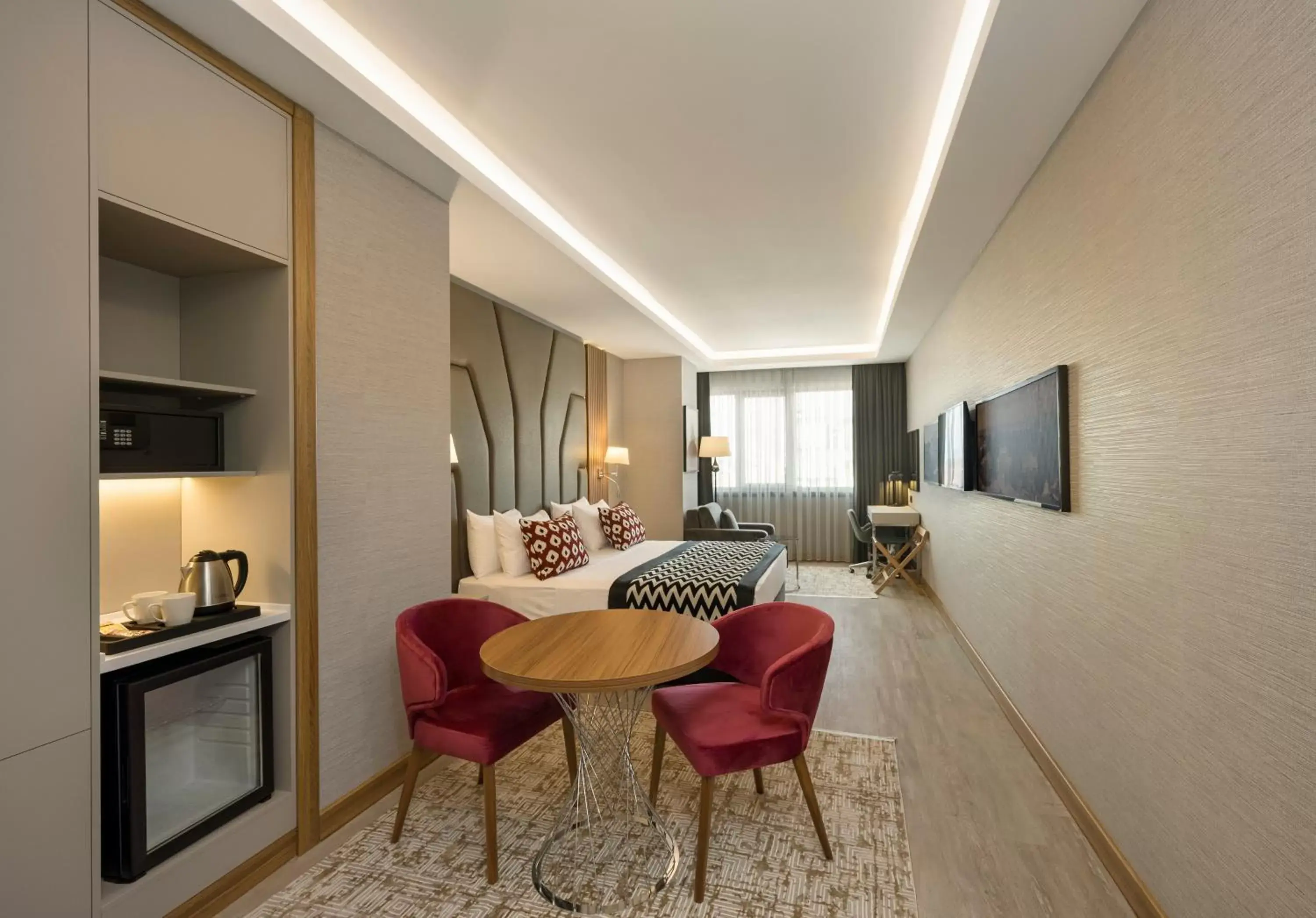 Bed in Ramada Encore by Wyndham Istanbul Sisli Bed in Ramada Encore by Wyndham Istanbul Sisli