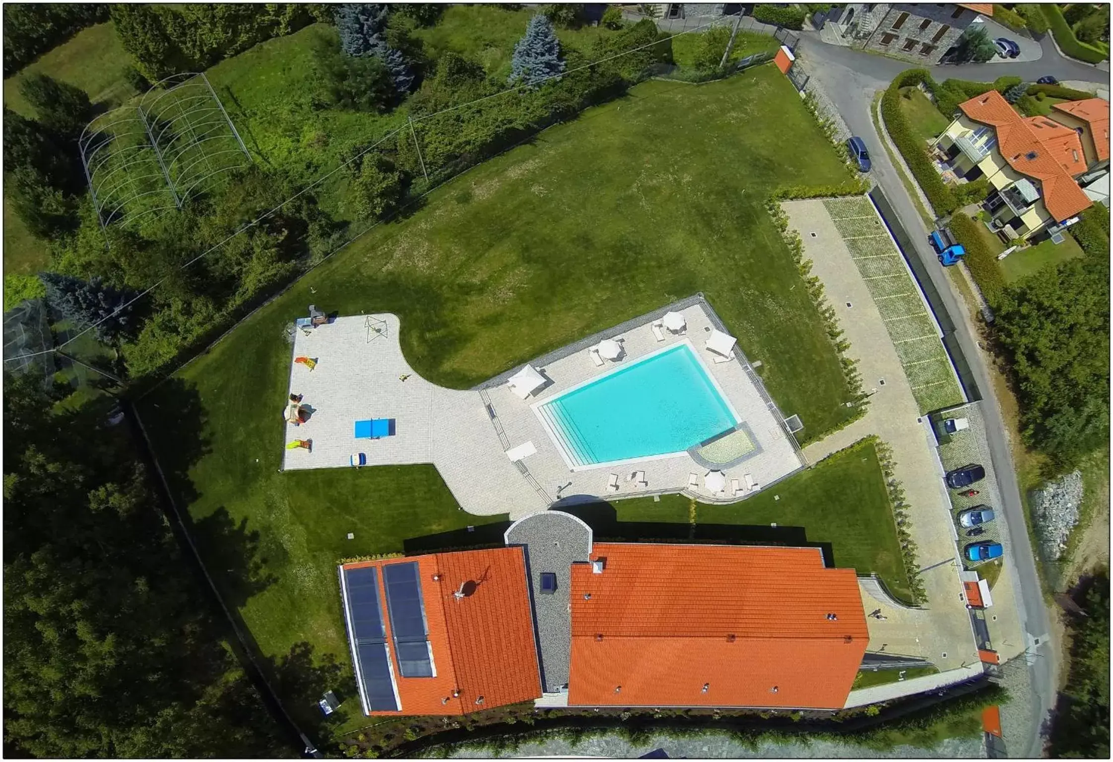 Day, Bird's-eye View in Residence Villa Paradiso