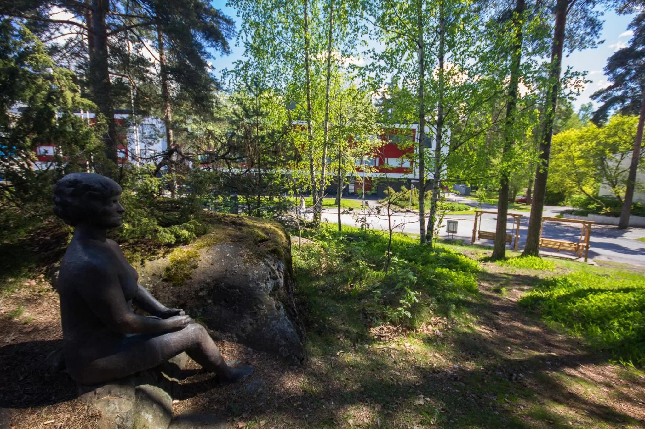 Garden in Hotel Linnasmäki