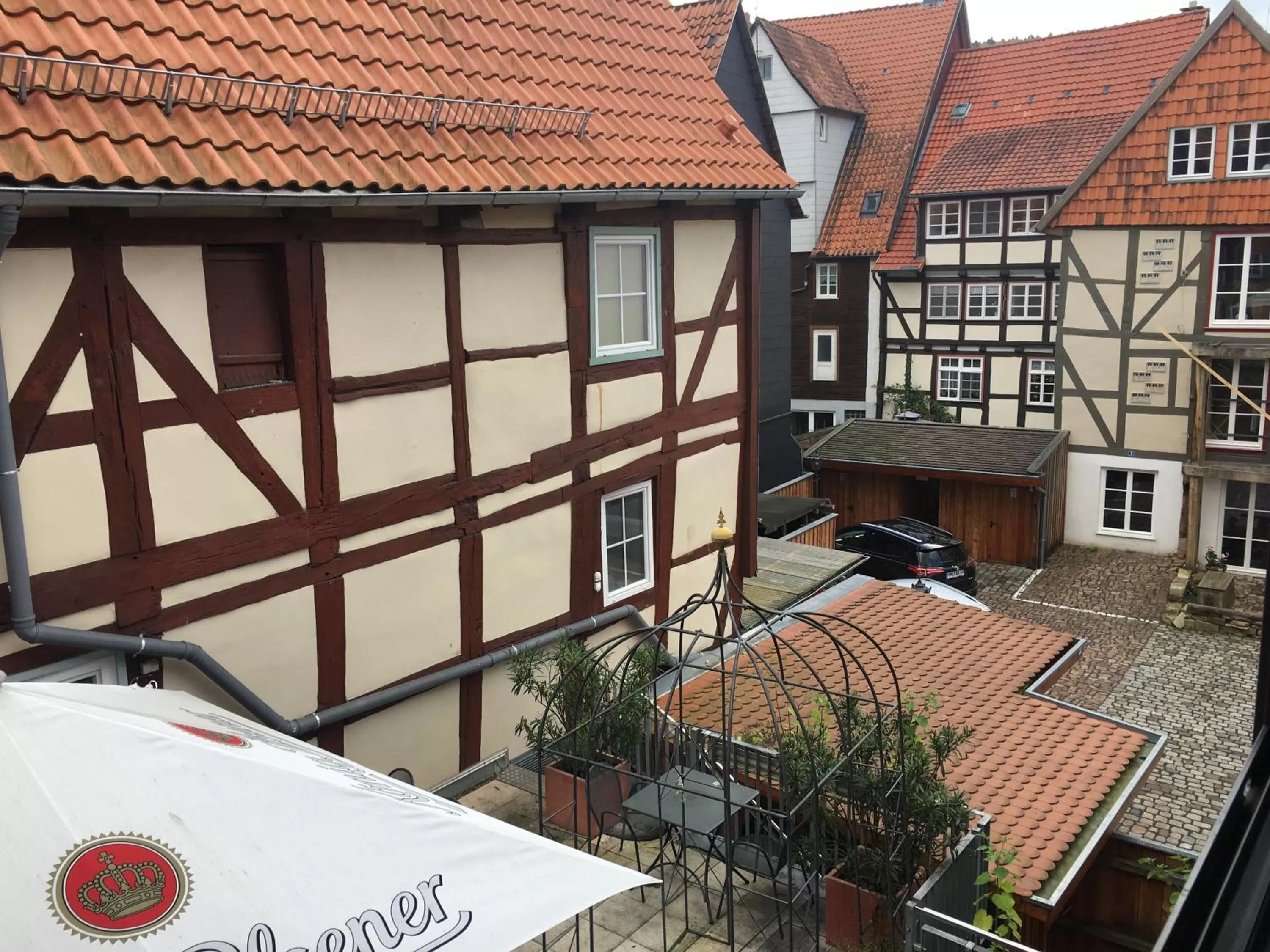 View (from property/room) in Fachwerk-Hotel Eisenbart