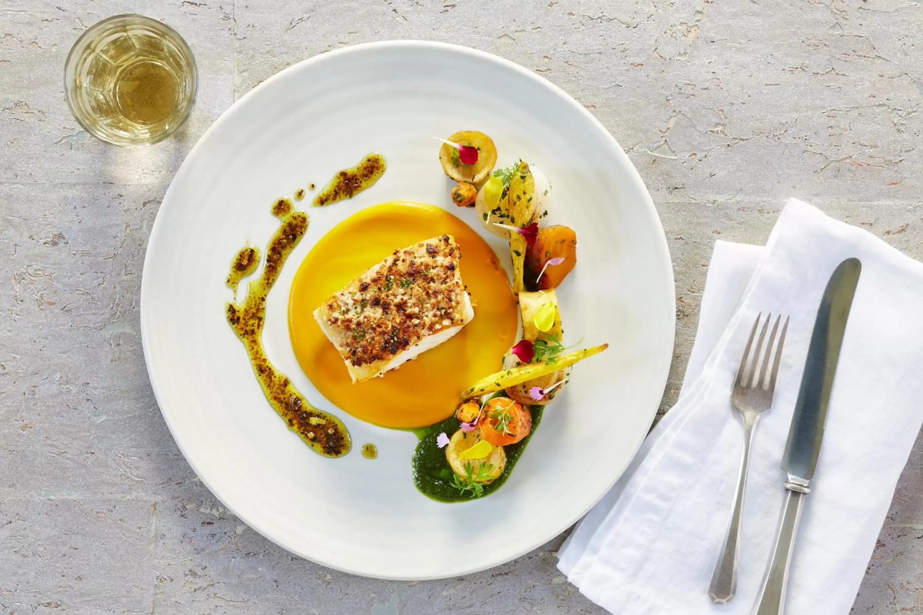 Food close-up in Carneros Resort and Spa Food close-up in Carneros Resort and Spa