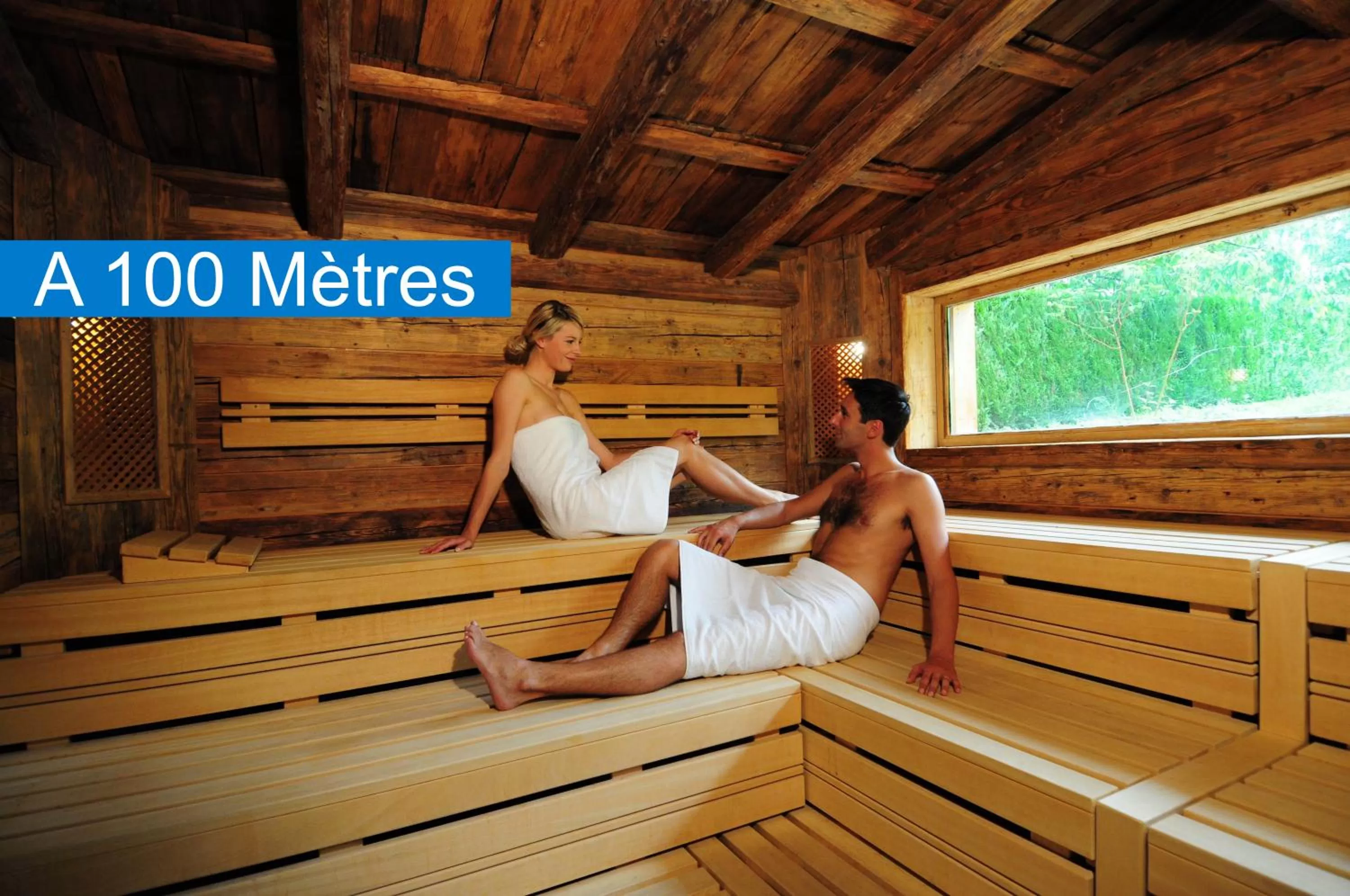 Sauna in Résidence des Châteaux