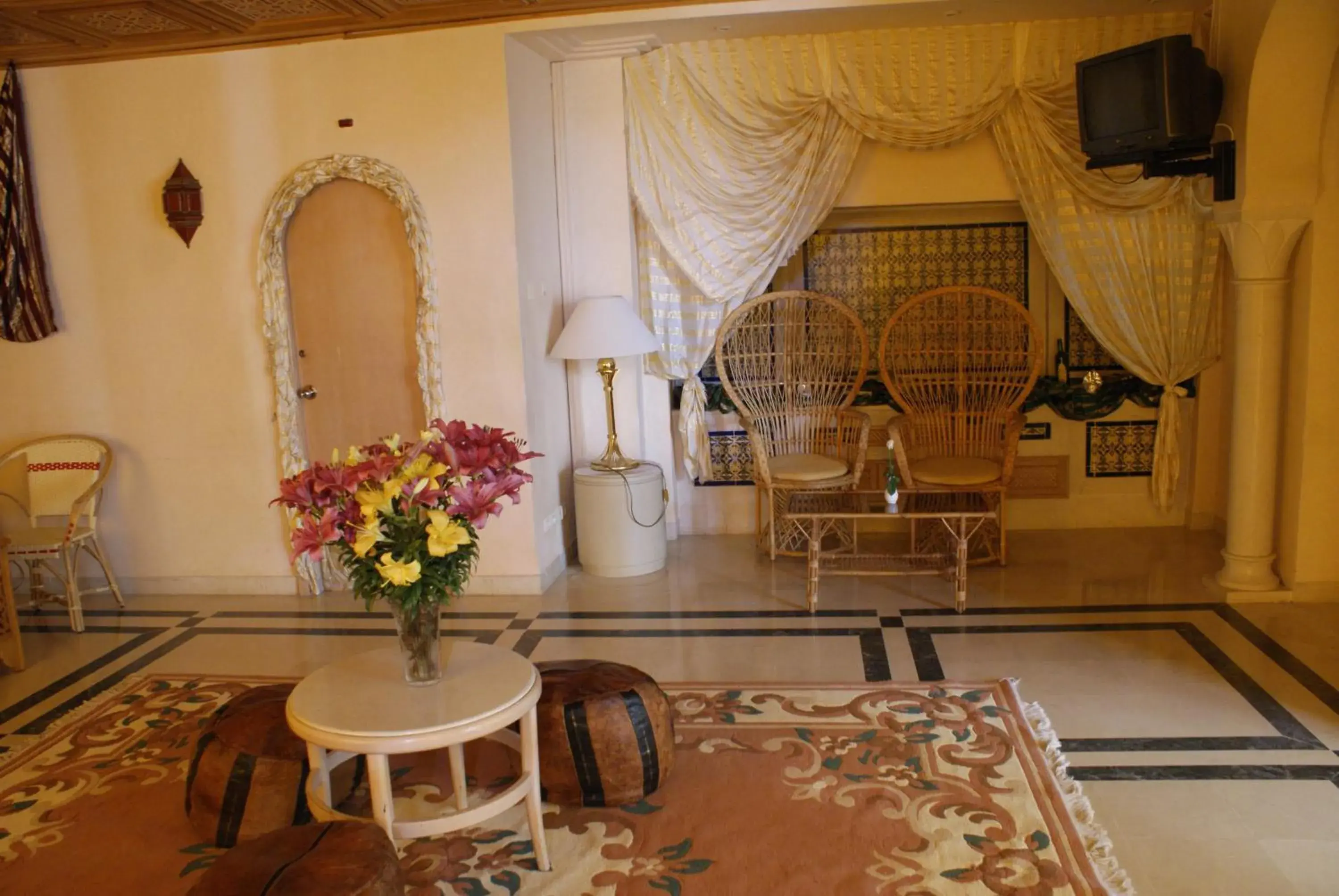 Decorative detail, Seating Area in El Mouradi Hammamet