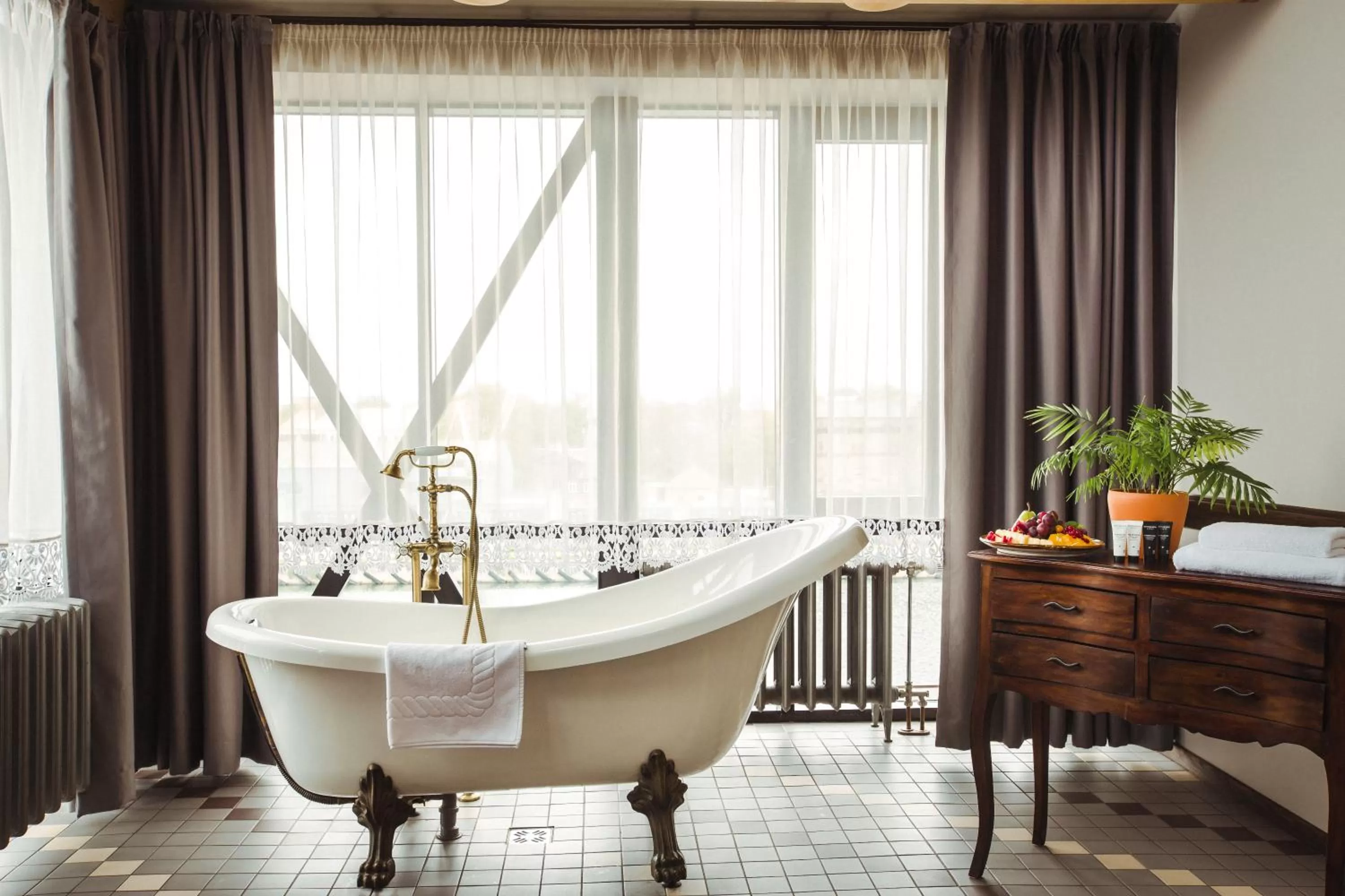 Bathroom in Promenade Hotel Liepaja