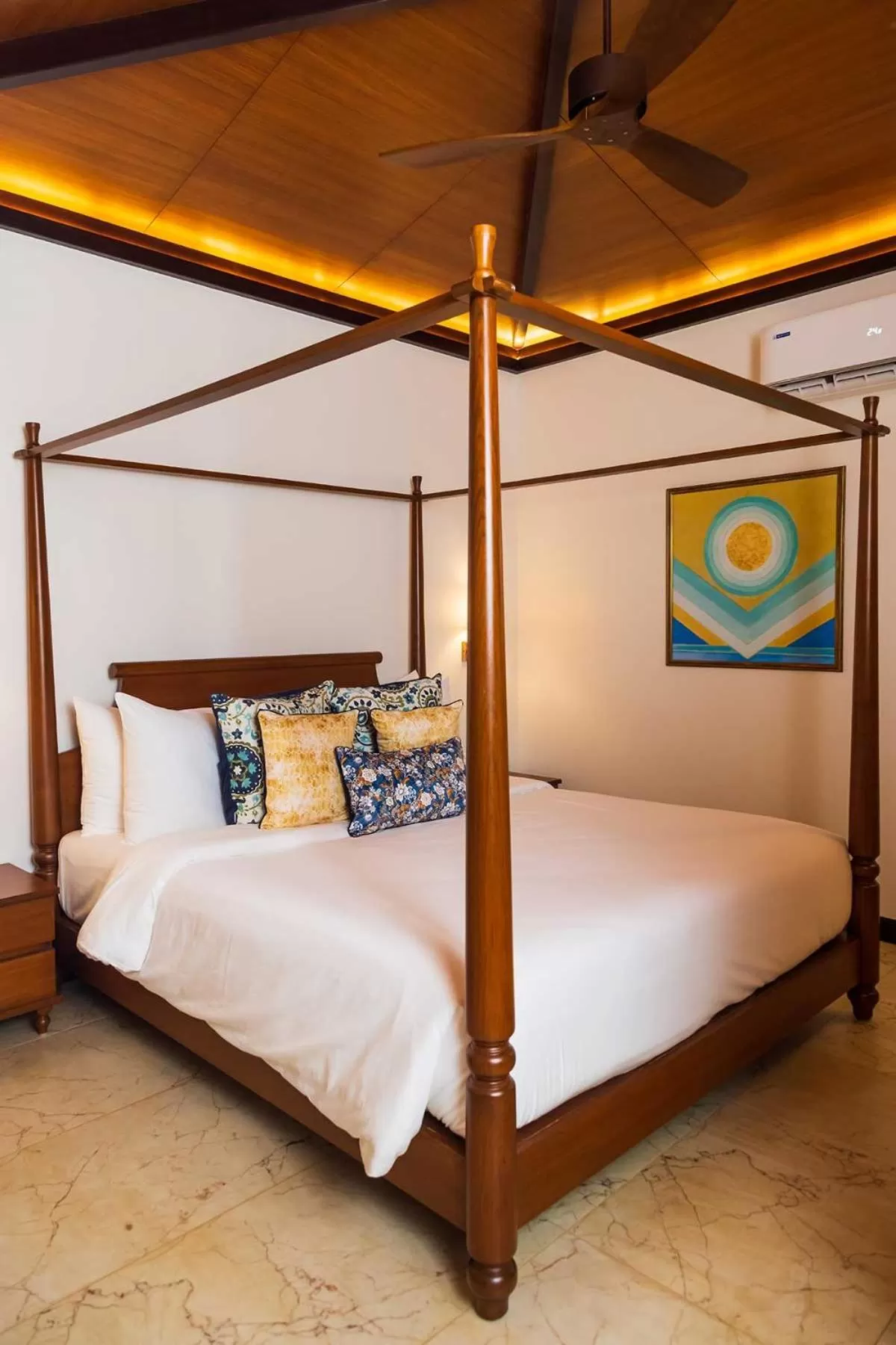 Bedroom in Gamyam Beach Resort